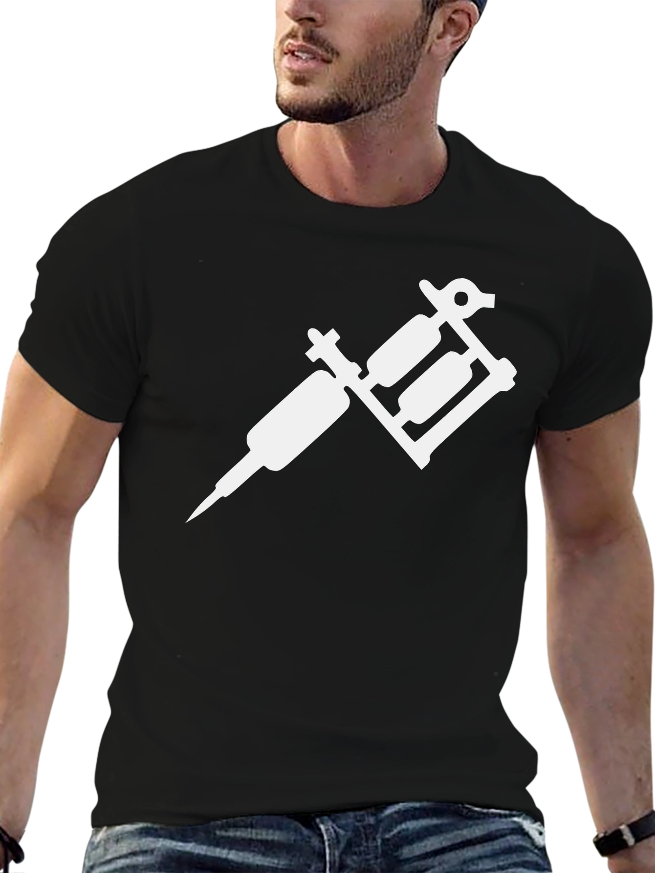 Tattoo Machine Graphic Tee - Cool Ink Lover Shirt