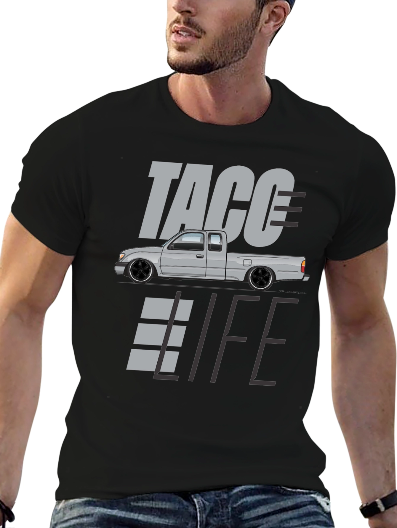 Taco Life Graphic Tee - Mens Black T-Shirt