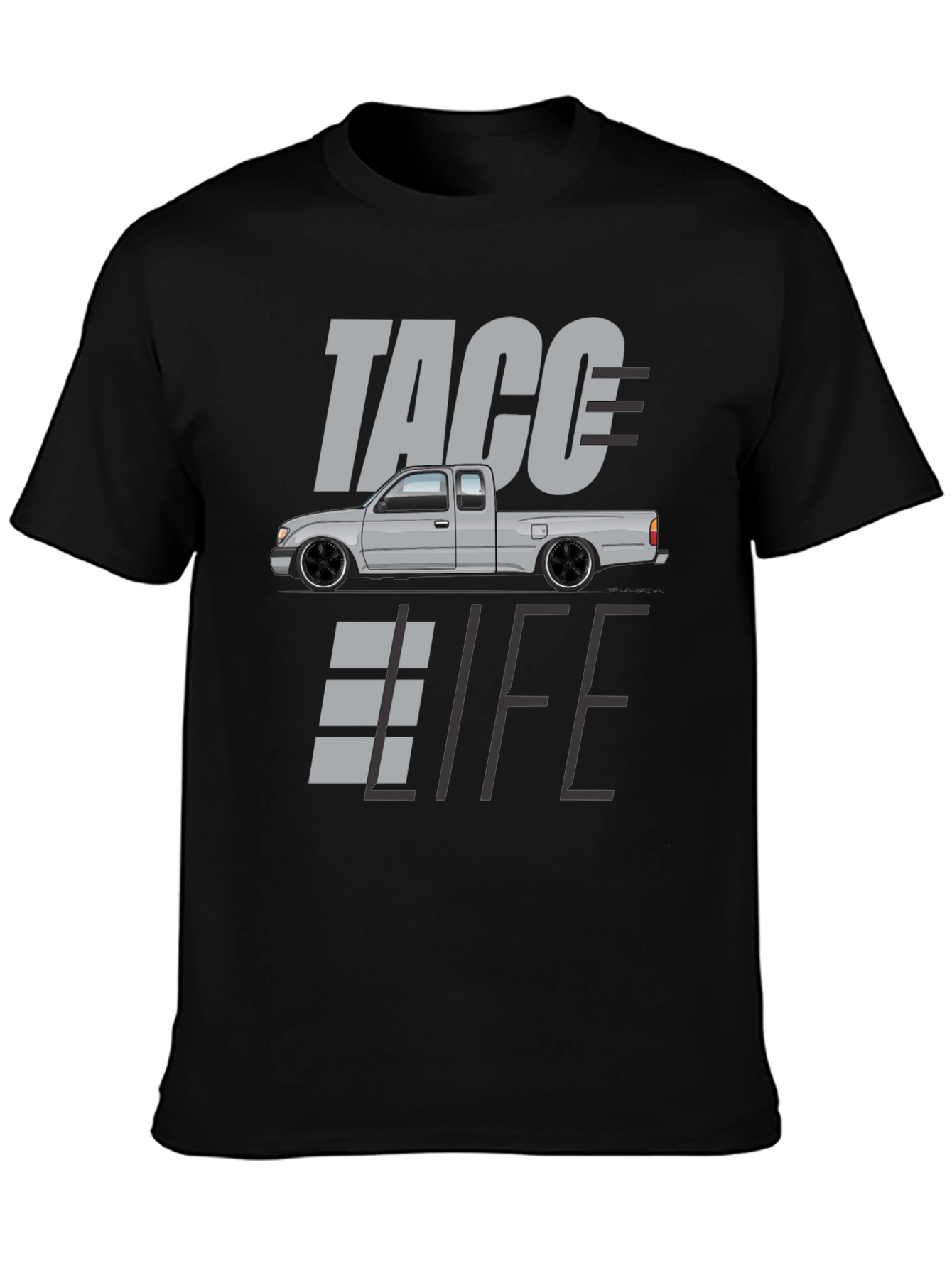 Taco Life Graphic Tee - Mens Black T-Shirt