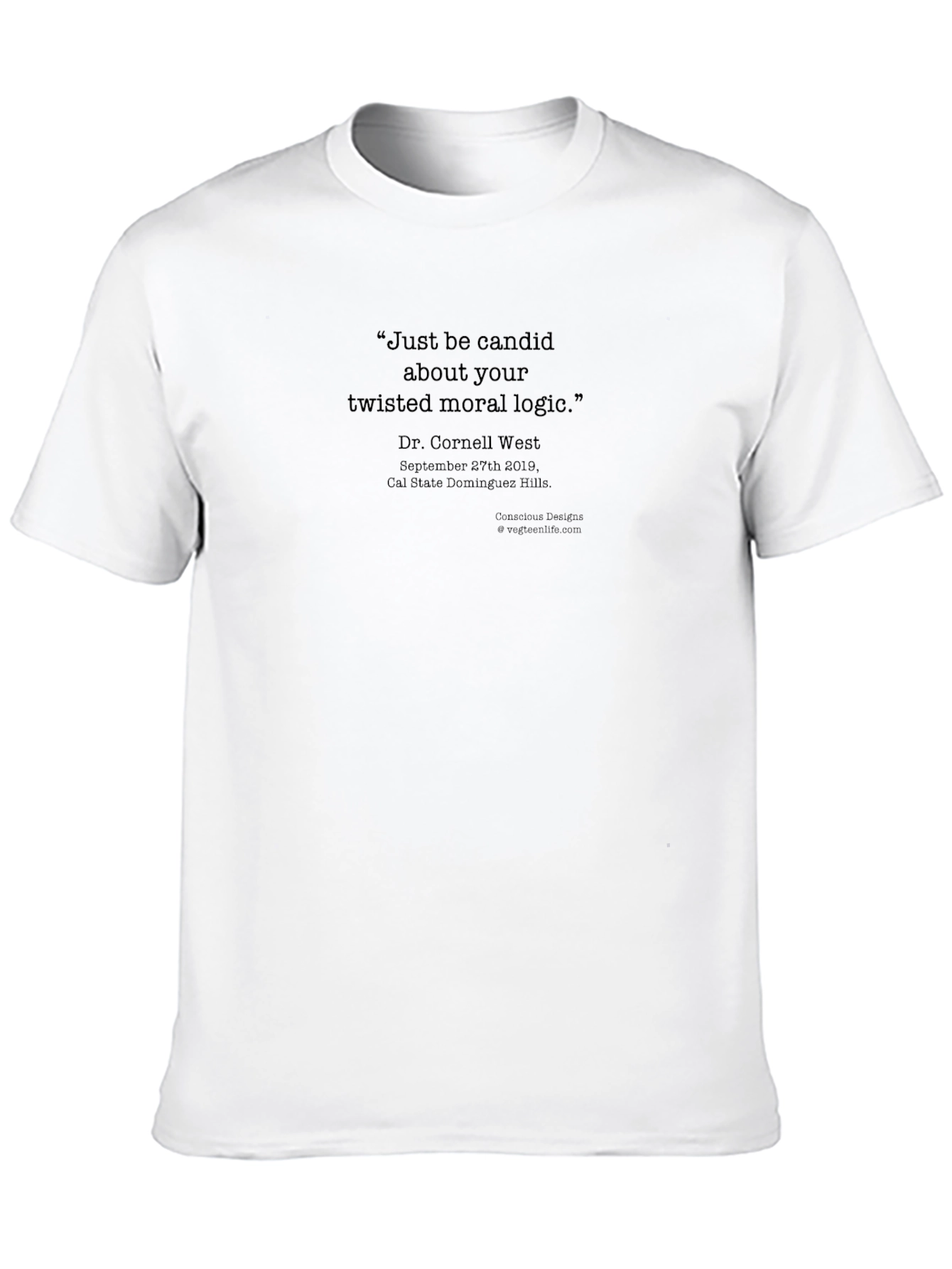 Moral Logic T-Shirt: Candid & Twisted