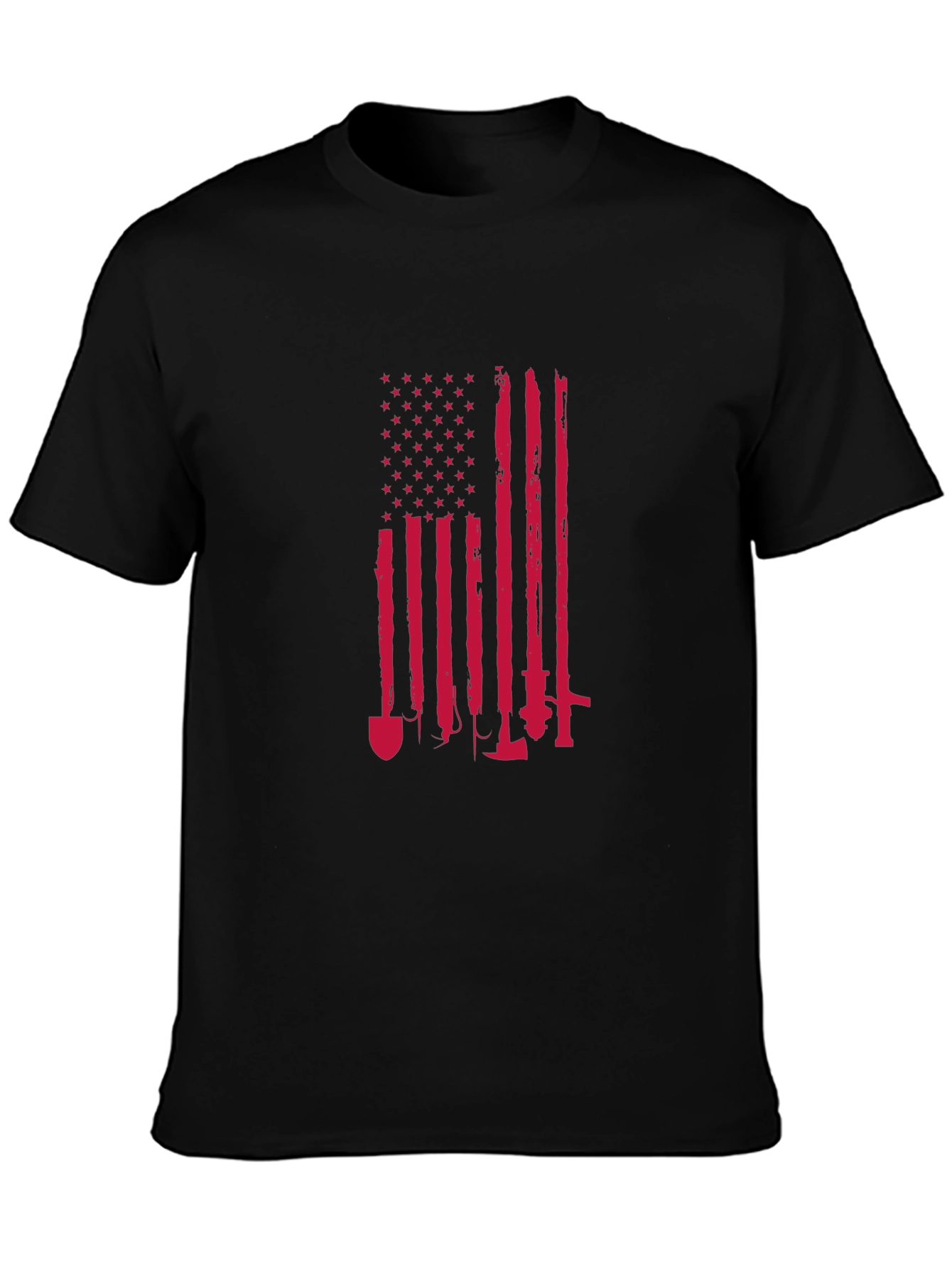 American Flag Graphic T-Shirt - Patriotic Workwear