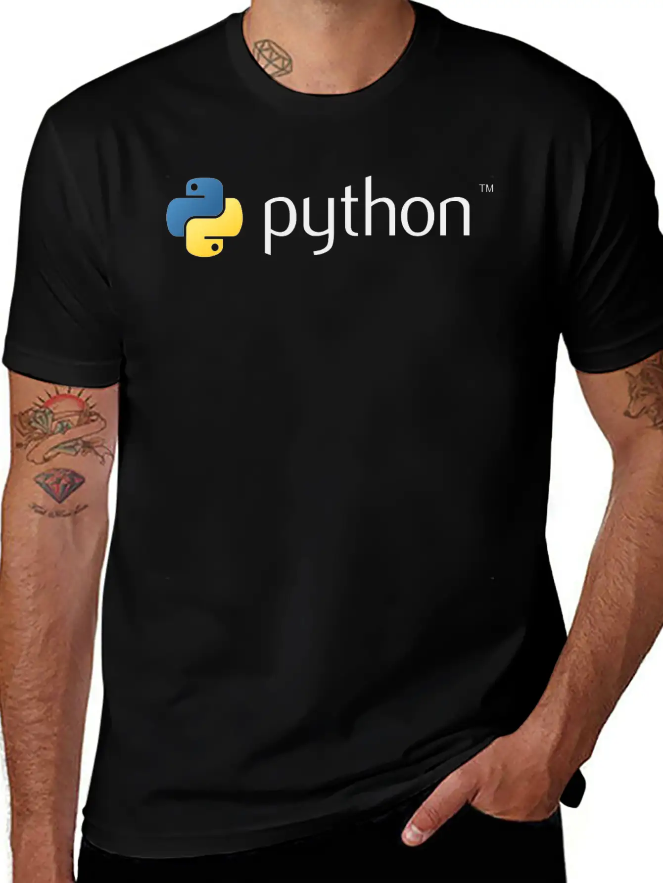 Python Unisex Casual T-Shirt – Clean Design For Daily Comfort