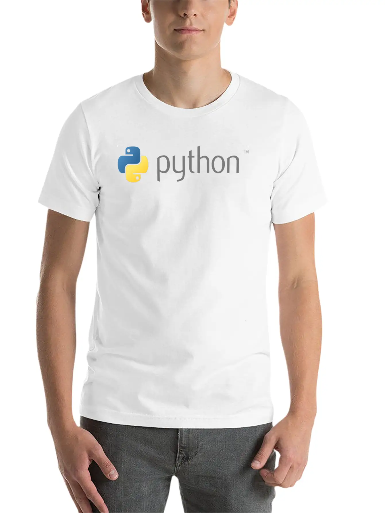 Python Unisex Casual T-Shirt – Clean Design For Daily Comfort