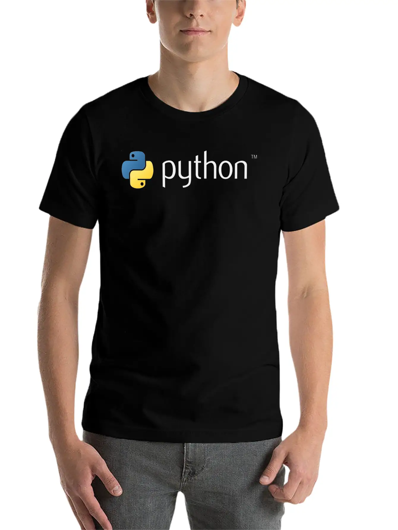Python Unisex Casual T-Shirt – Clean Design For Daily Comfort