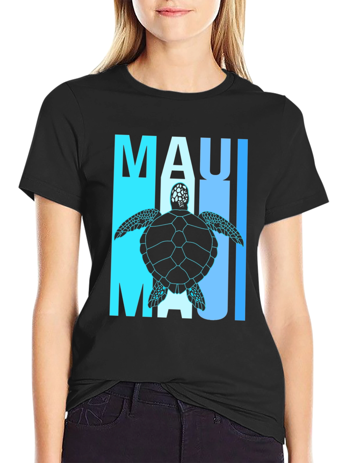 Maui Turtle Graphic T-Shirt - Island Style