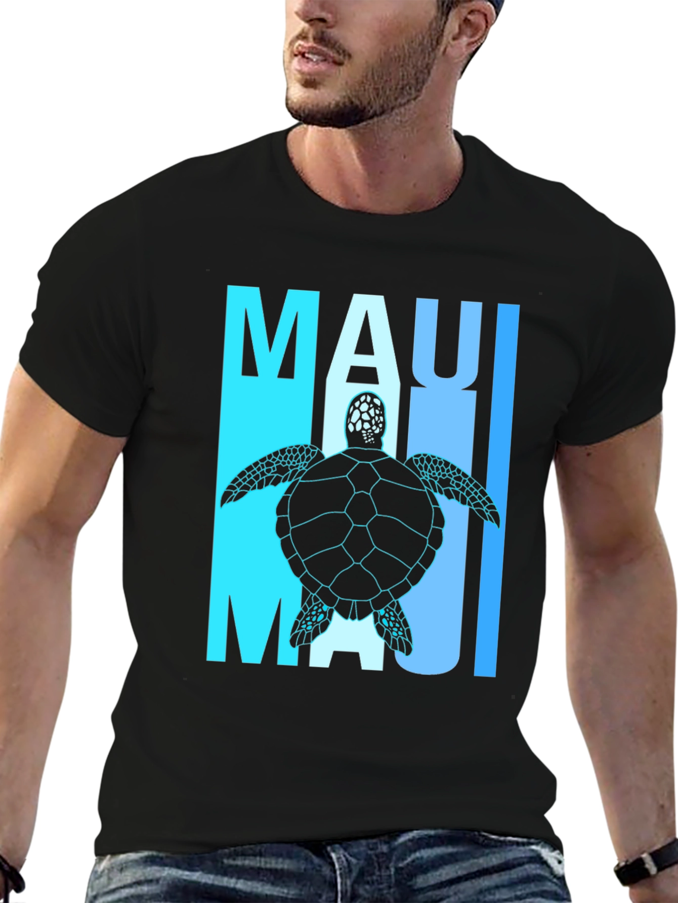 Maui Turtle Graphic T-Shirt - Island Style