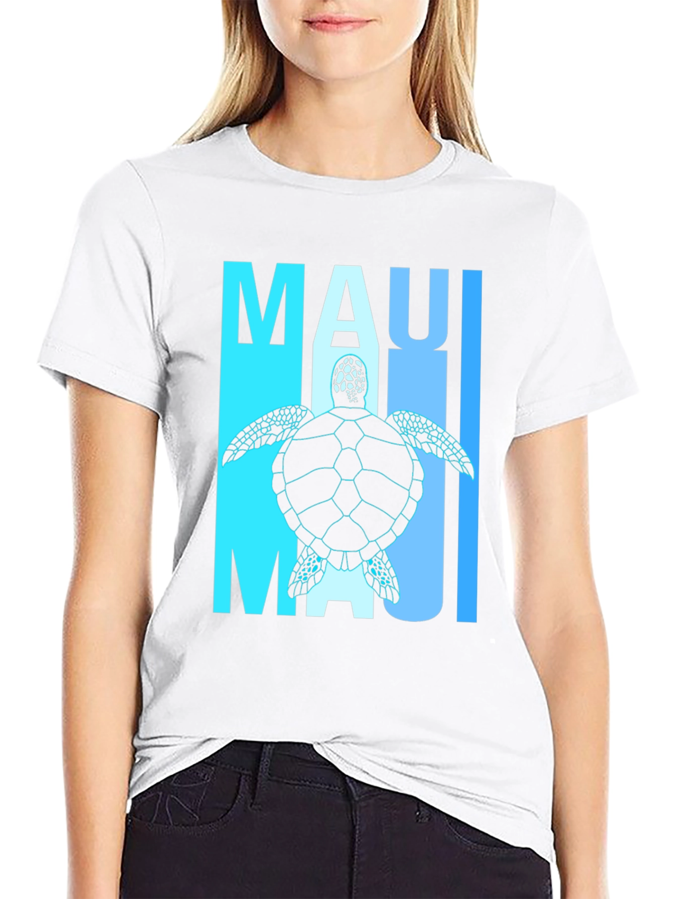 Maui Turtle Graphic T-Shirt - Island Style