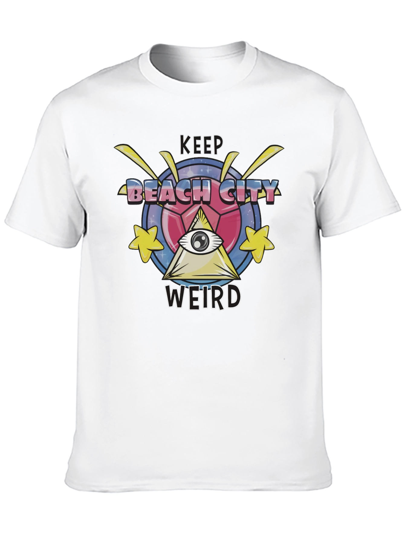 Keep Beach City Weird Graphic T-Shirt