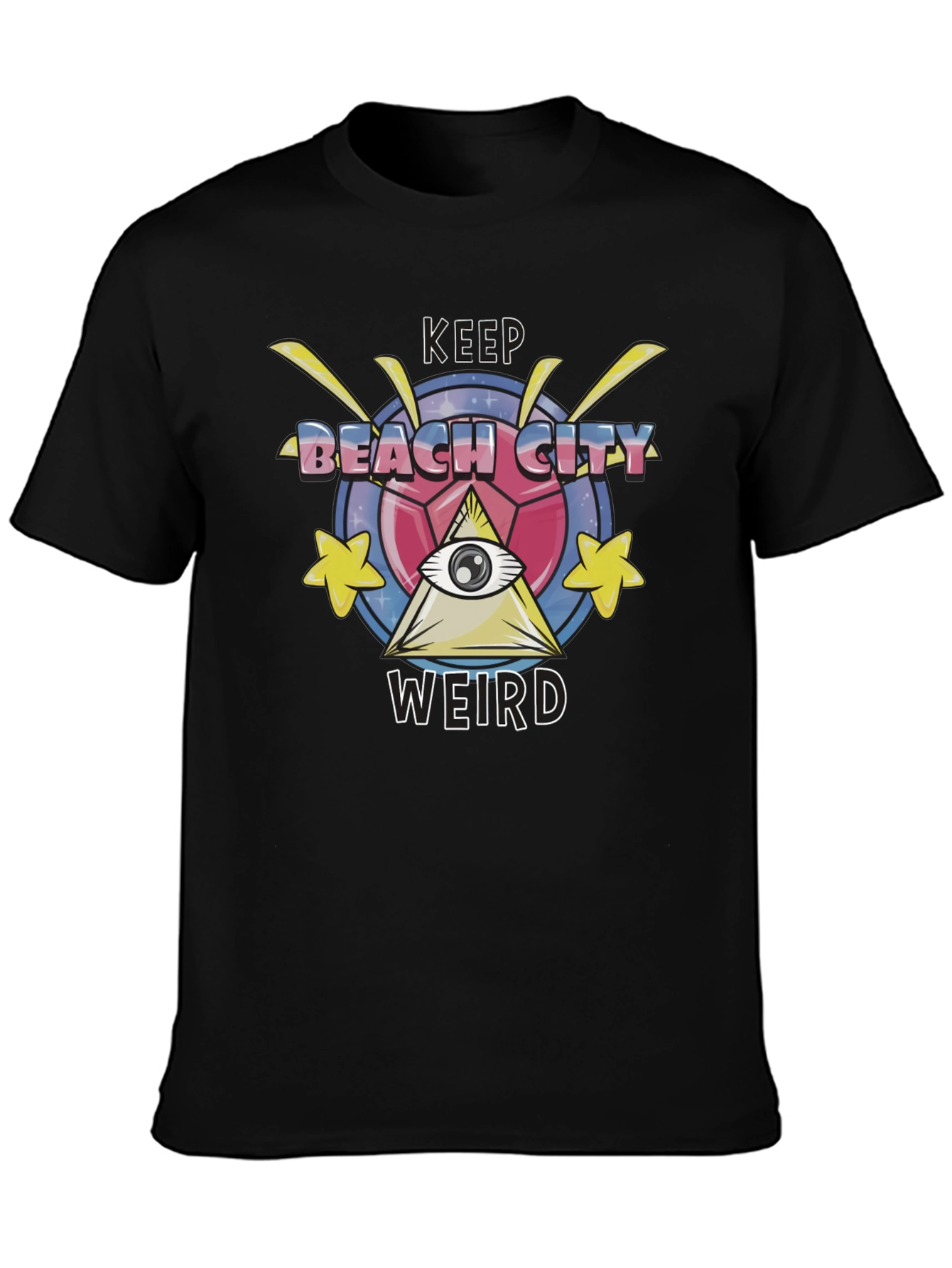 Keep Beach City Weird Graphic T-Shirt