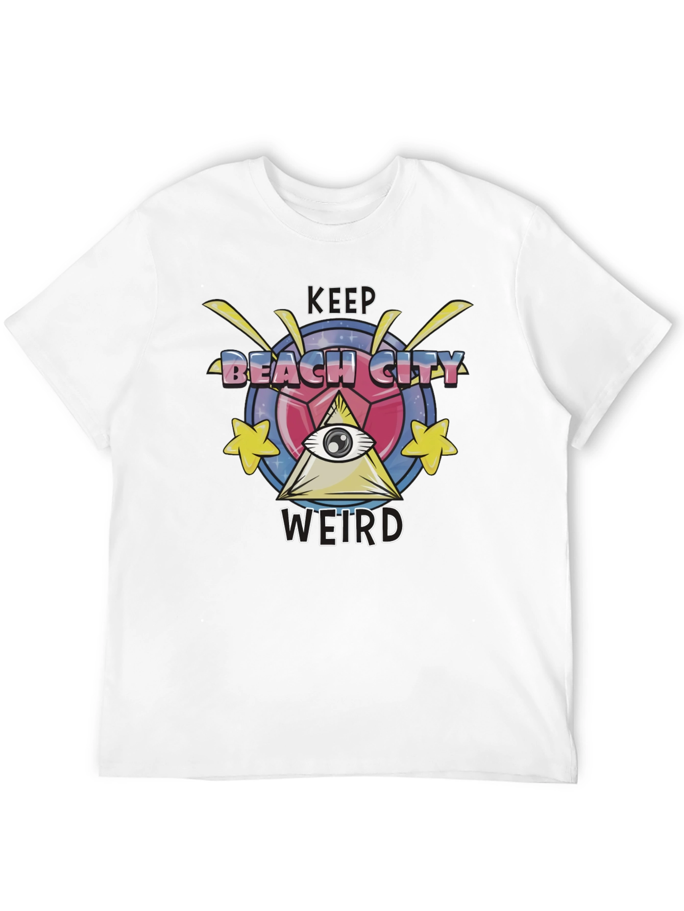 Keep Beach City Weird Graphic T-Shirt