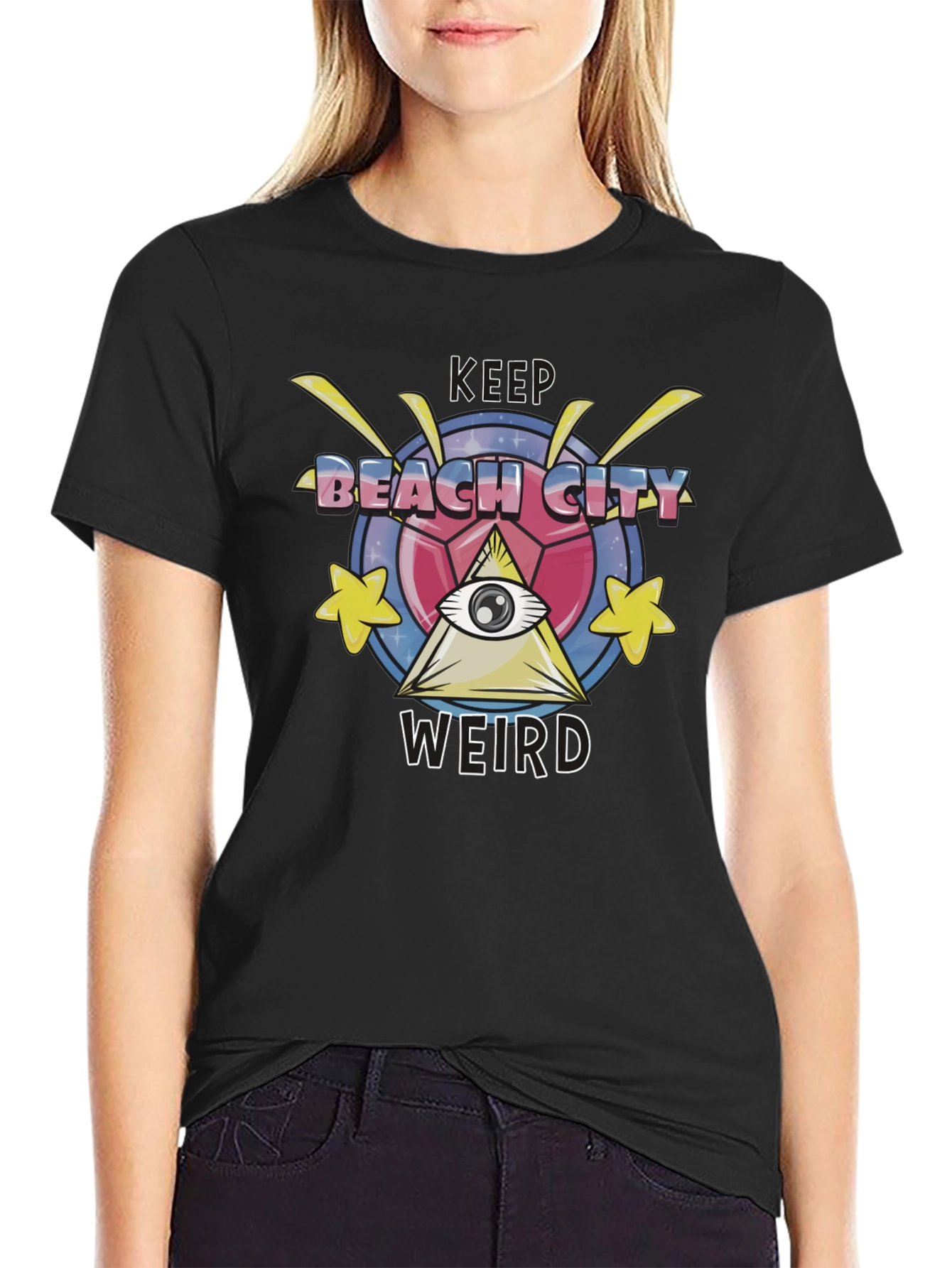Keep Beach City Weird Graphic T-Shirt