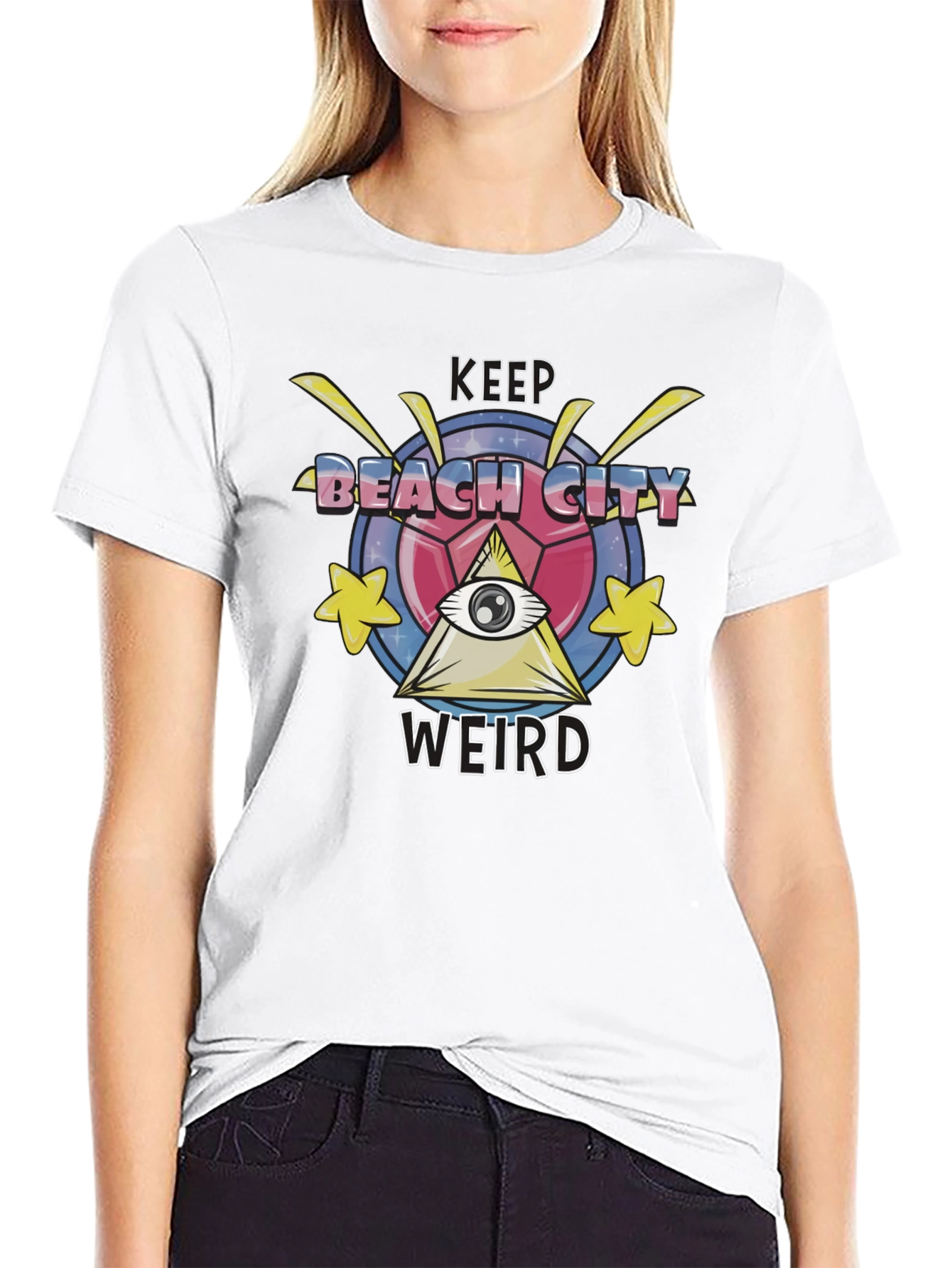Keep Beach City Weird Graphic T-Shirt