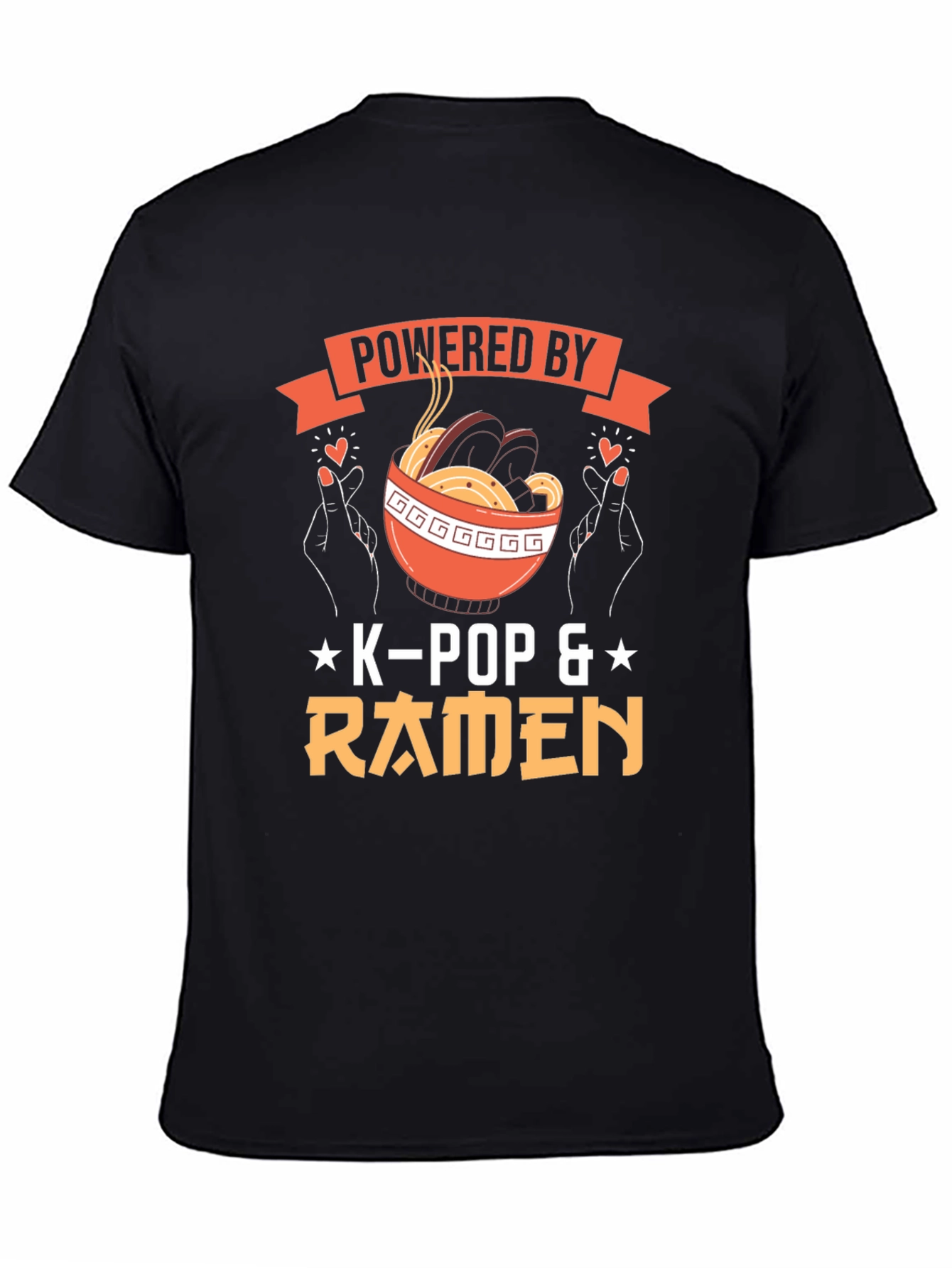 Powered by K-Pop & Ramen T-Shirt