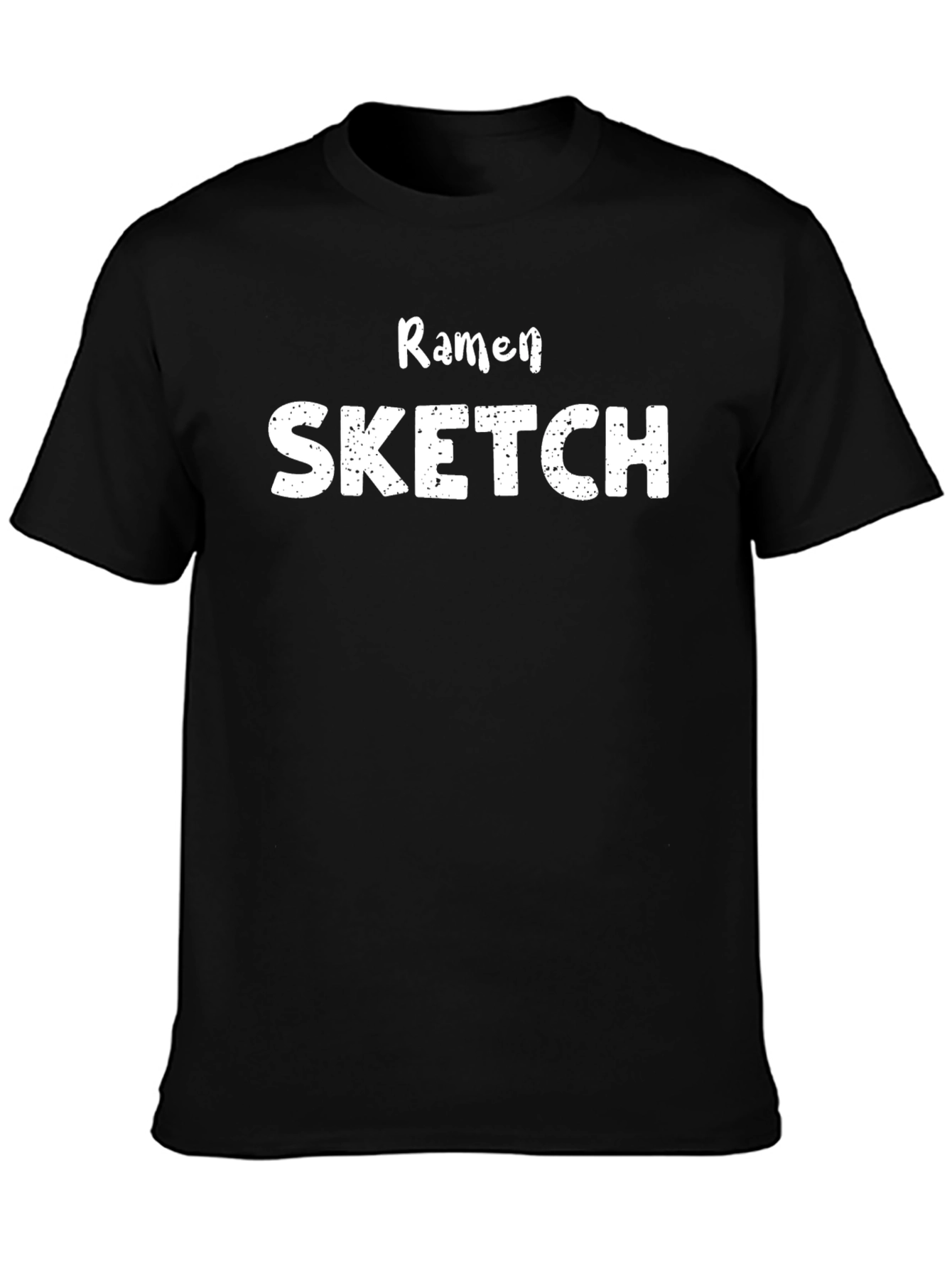 Ramen Sketch Black T-Shirt - Fun Casual Wear