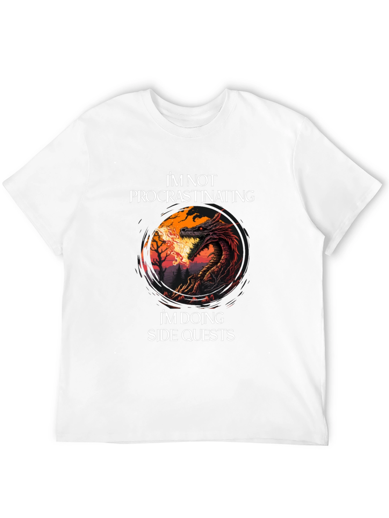 Im Not Procrastinating Dragon T-Shirt