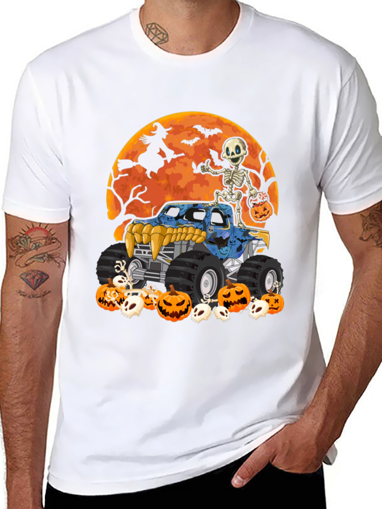 Halloween Monster Truck T-Shirt