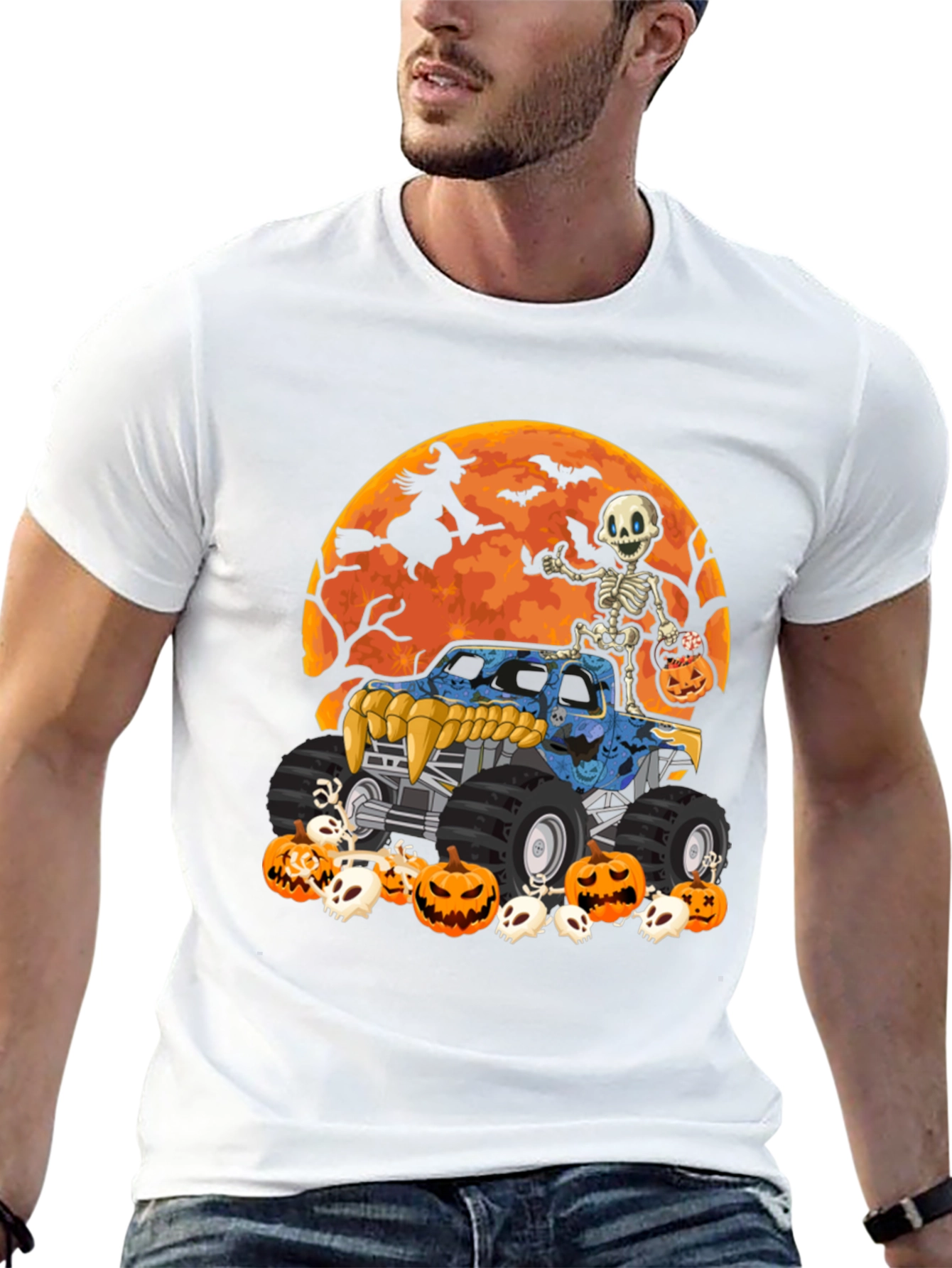 Halloween Monster Truck T-Shirt