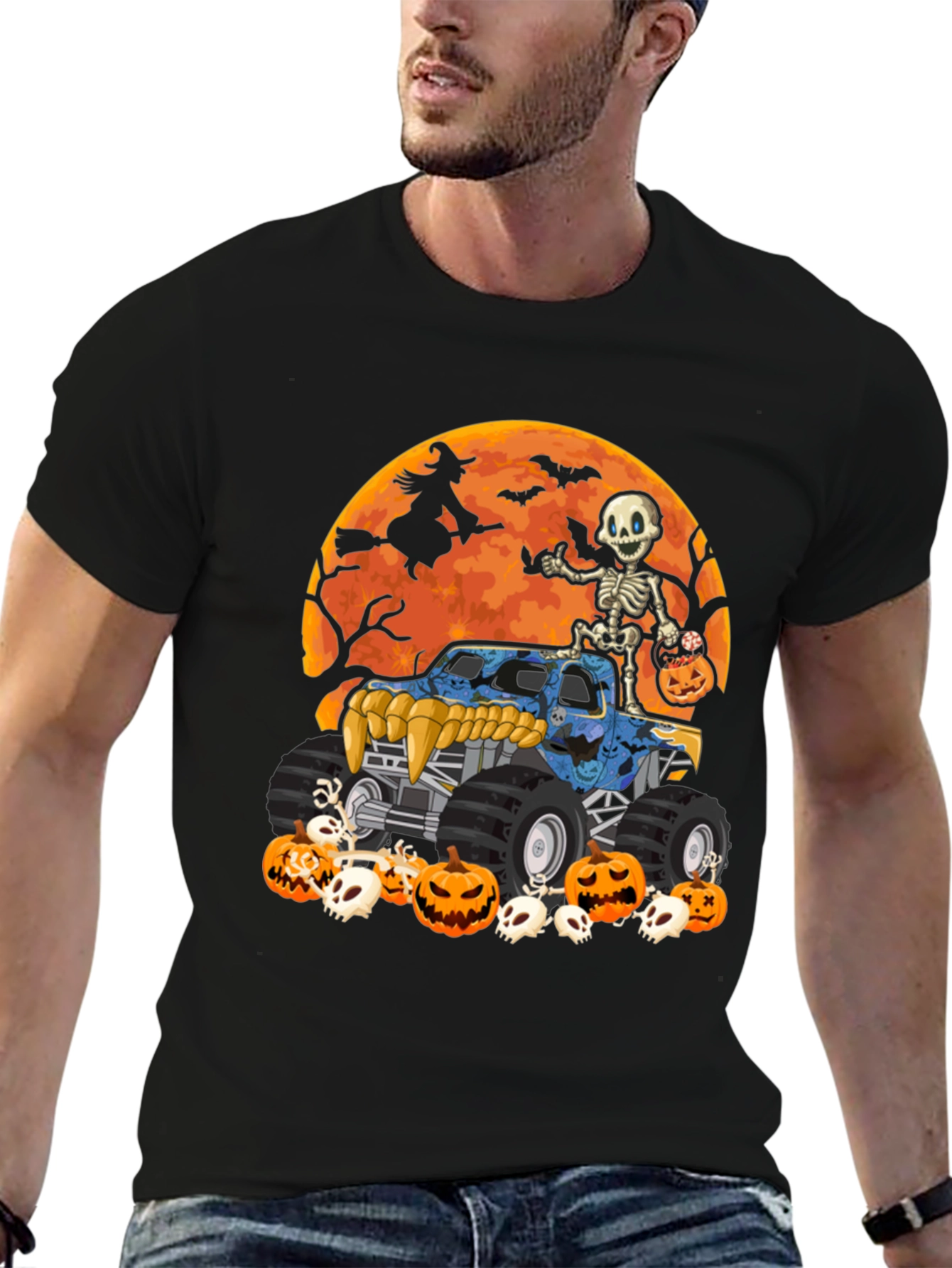 Halloween Monster Truck T-Shirt