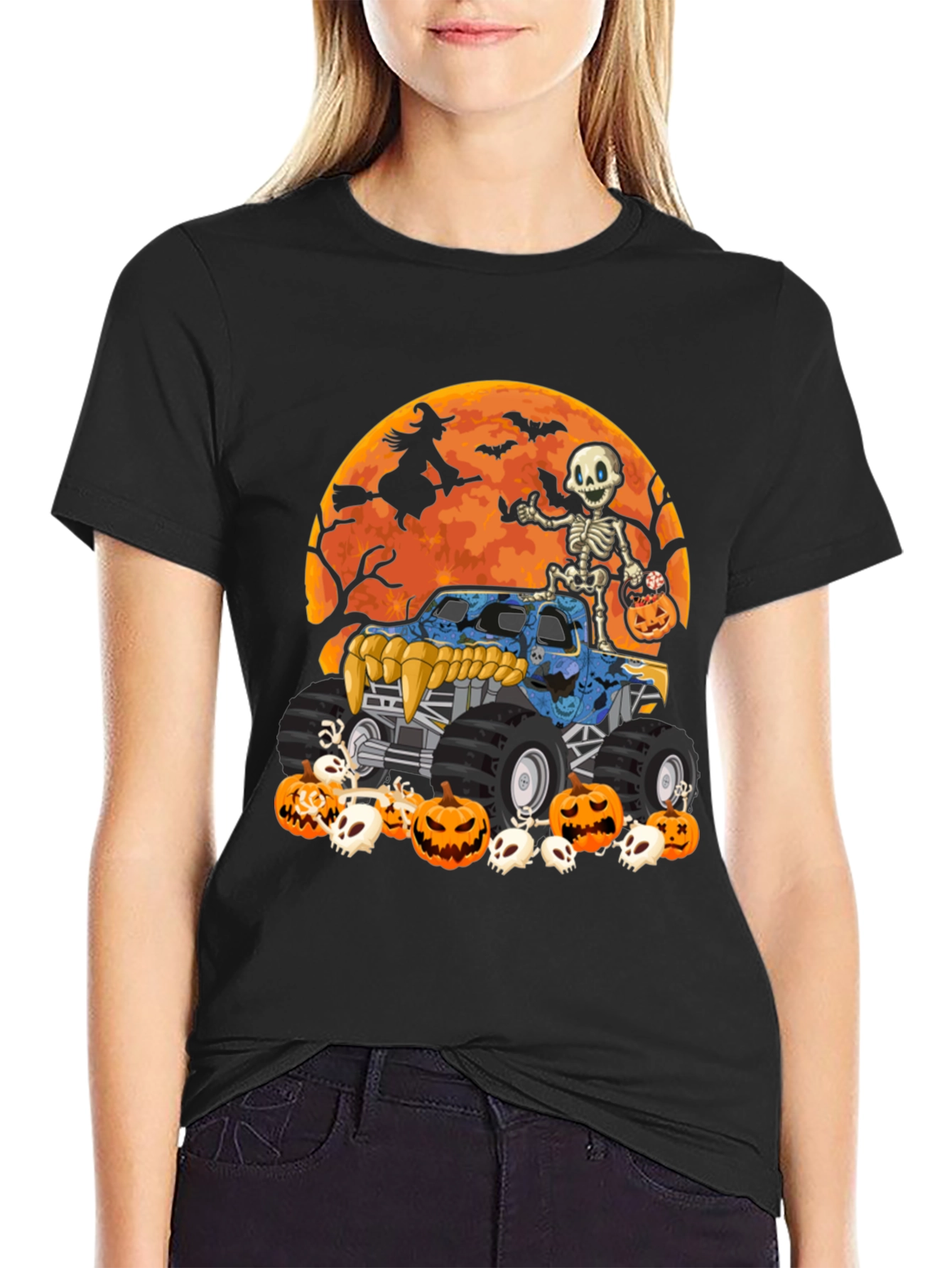Halloween Monster Truck T-Shirt