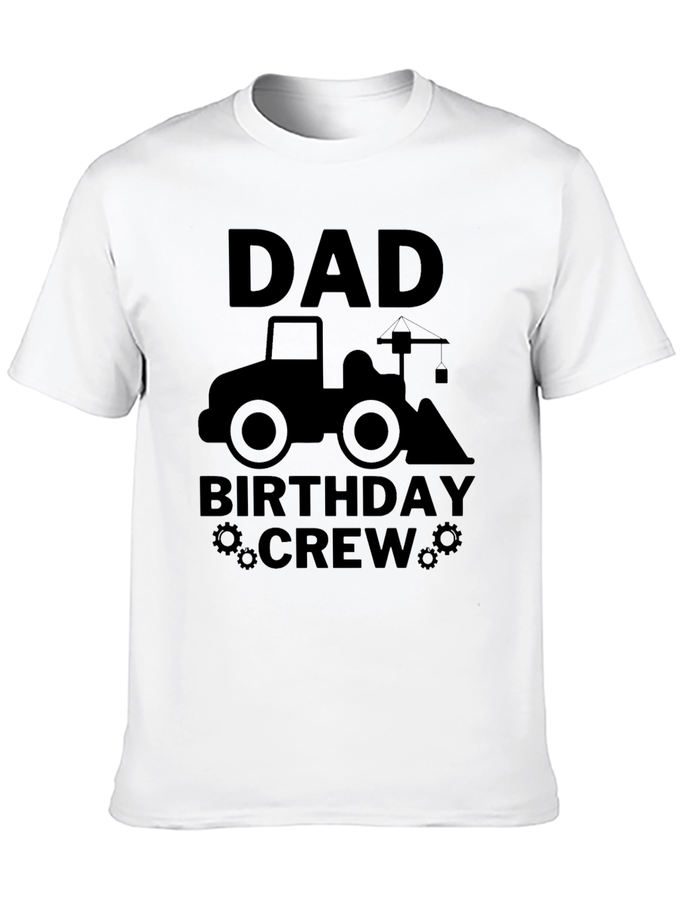Dad Birthday Crew Construction T-Shirt