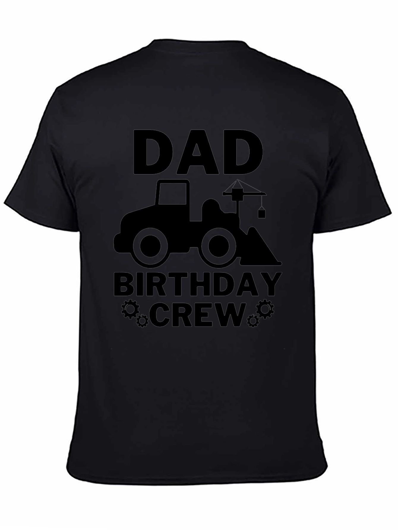 Dad Birthday Crew Construction T-Shirt