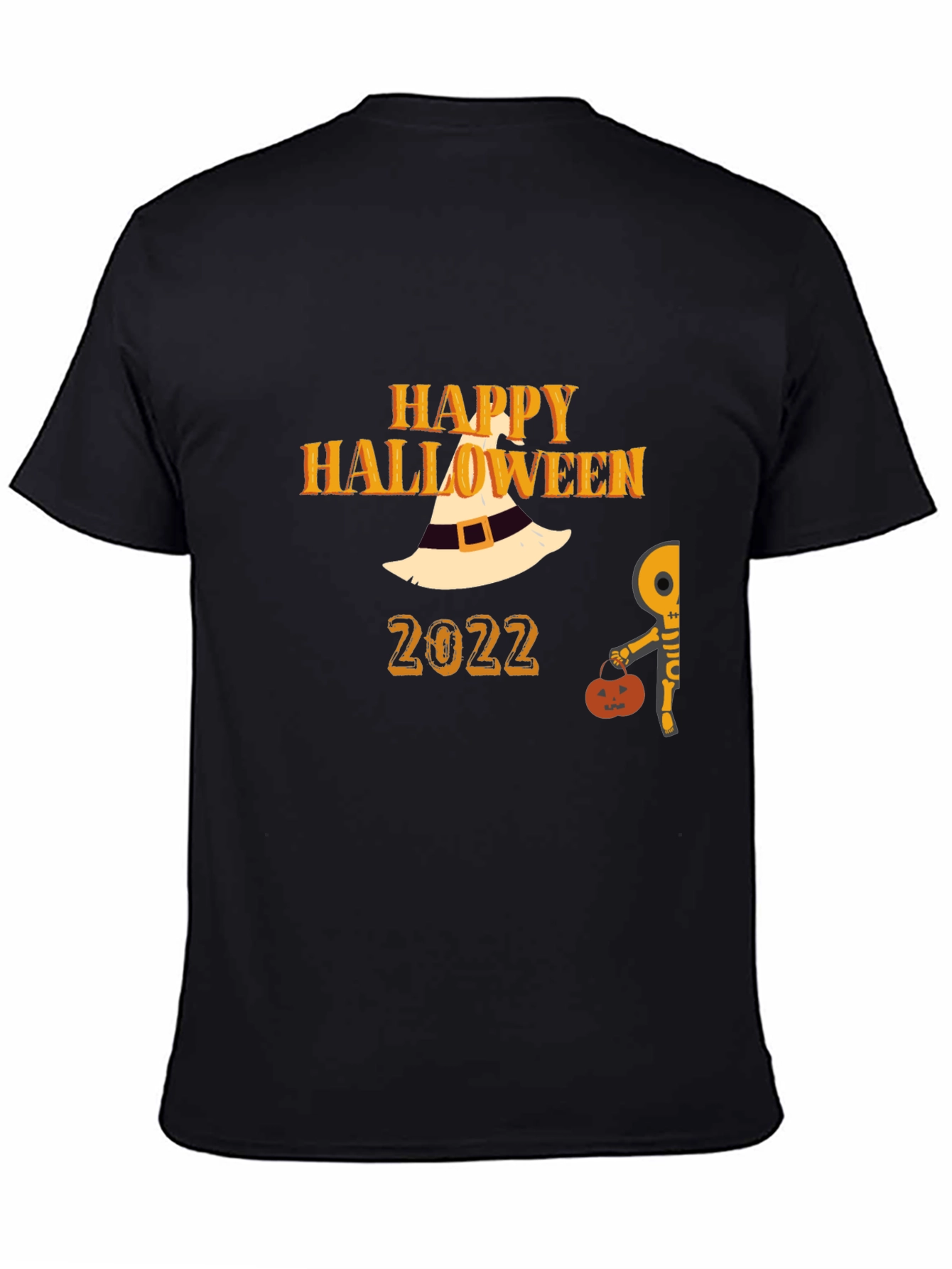 Happy Halloween 2022 Black T-Shirt