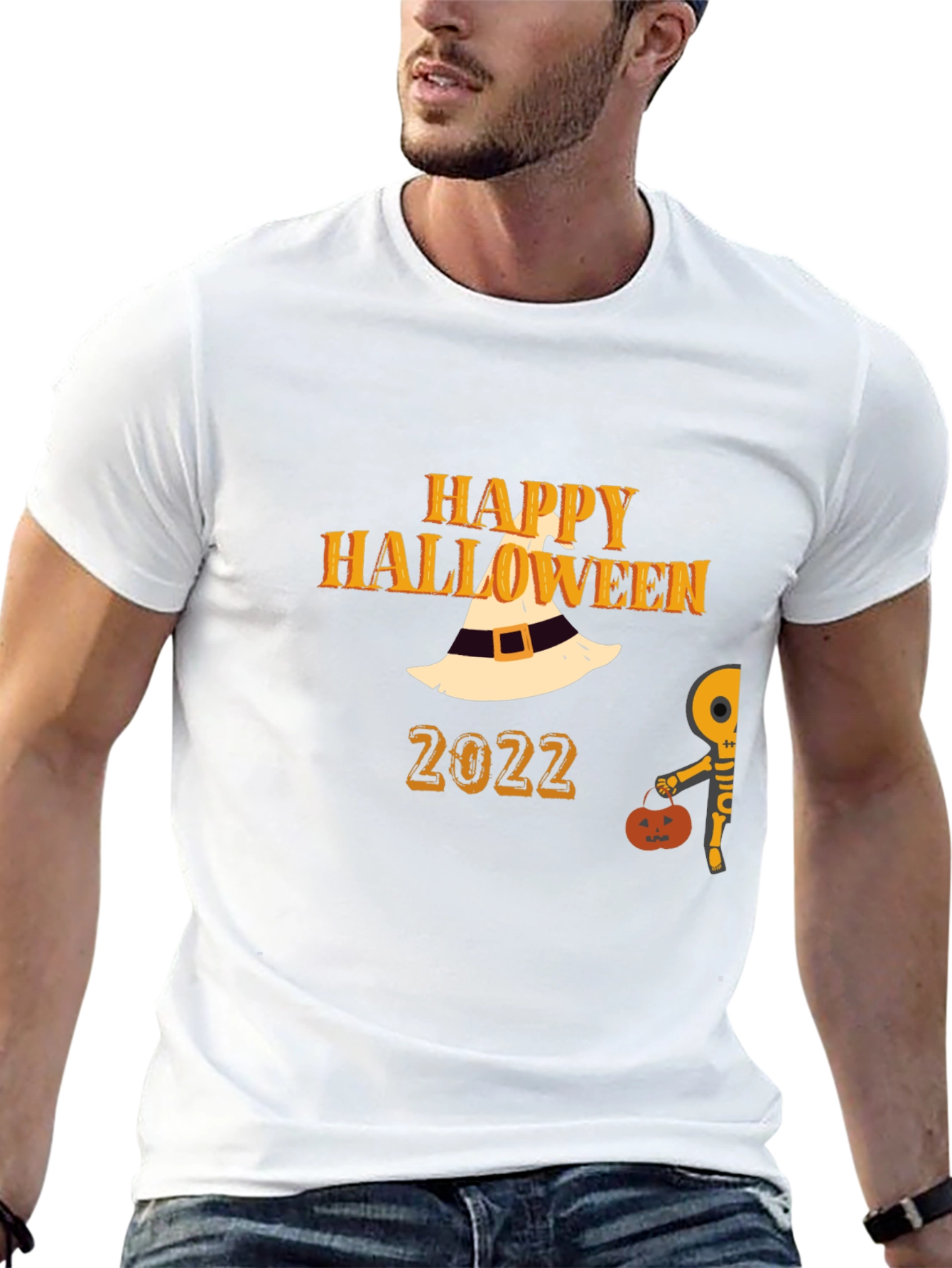Happy Halloween 2022 Black T-Shirt