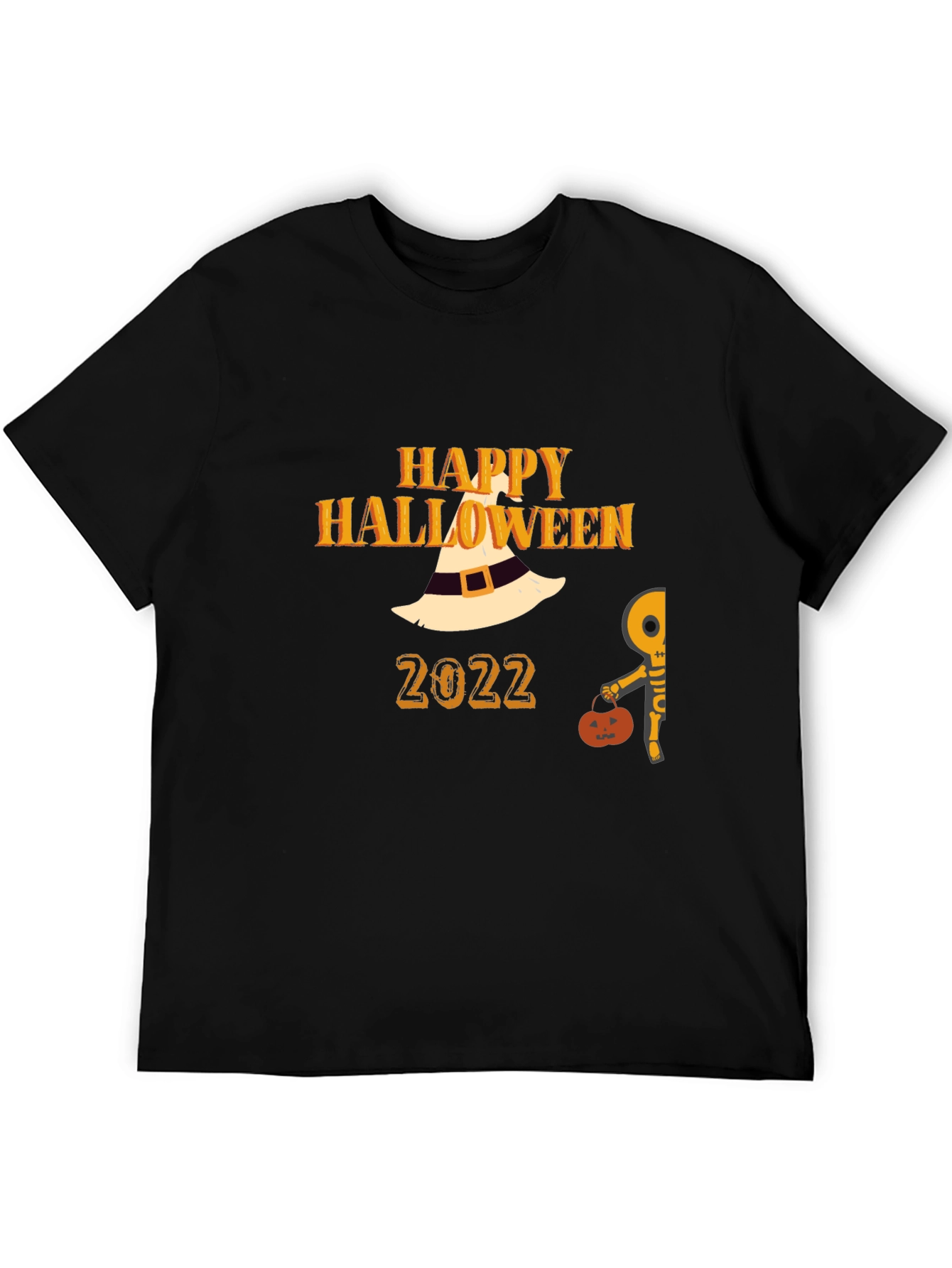 Happy Halloween 2022 Black T-Shirt