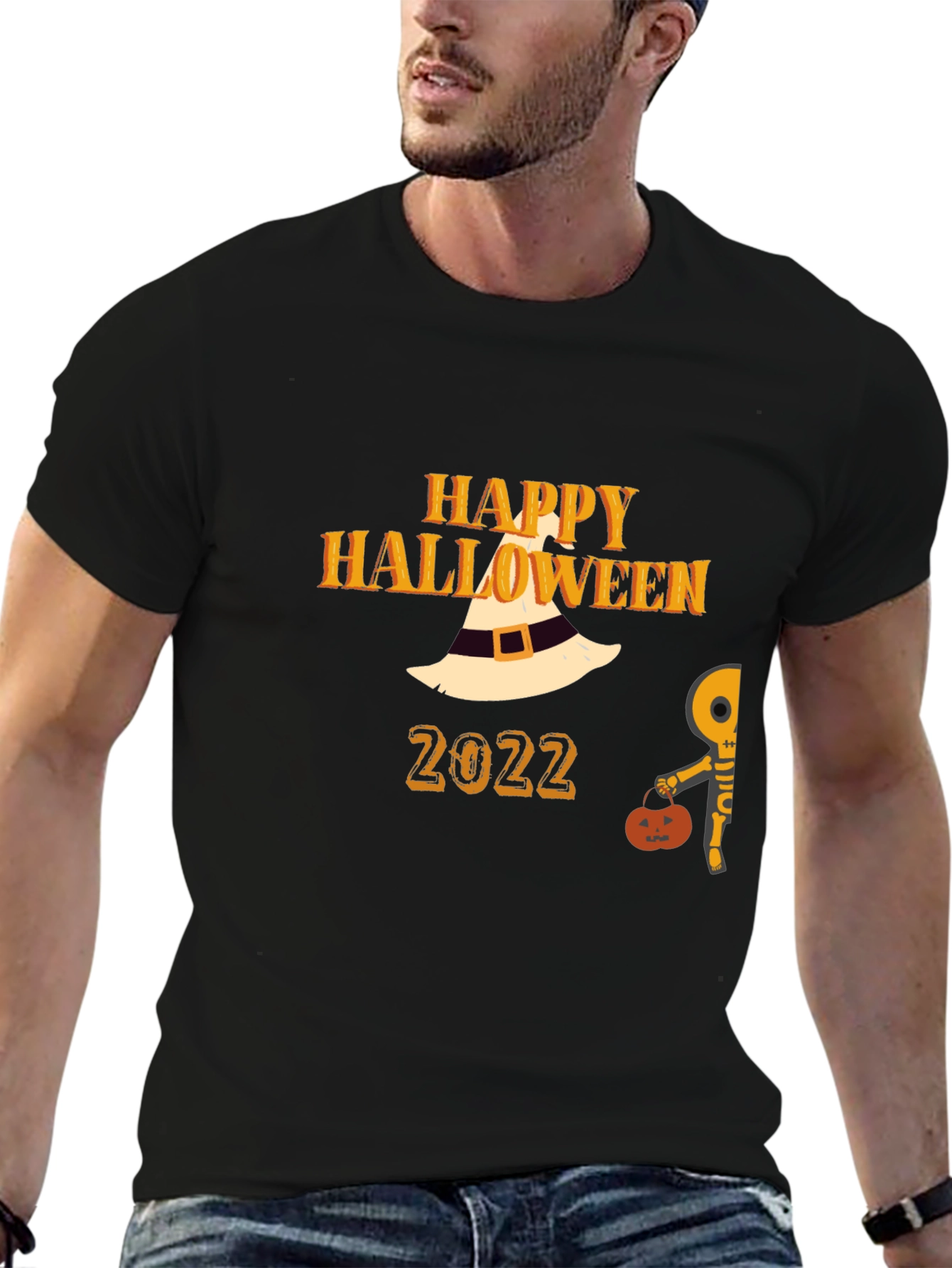Happy Halloween 2022 Black T-Shirt