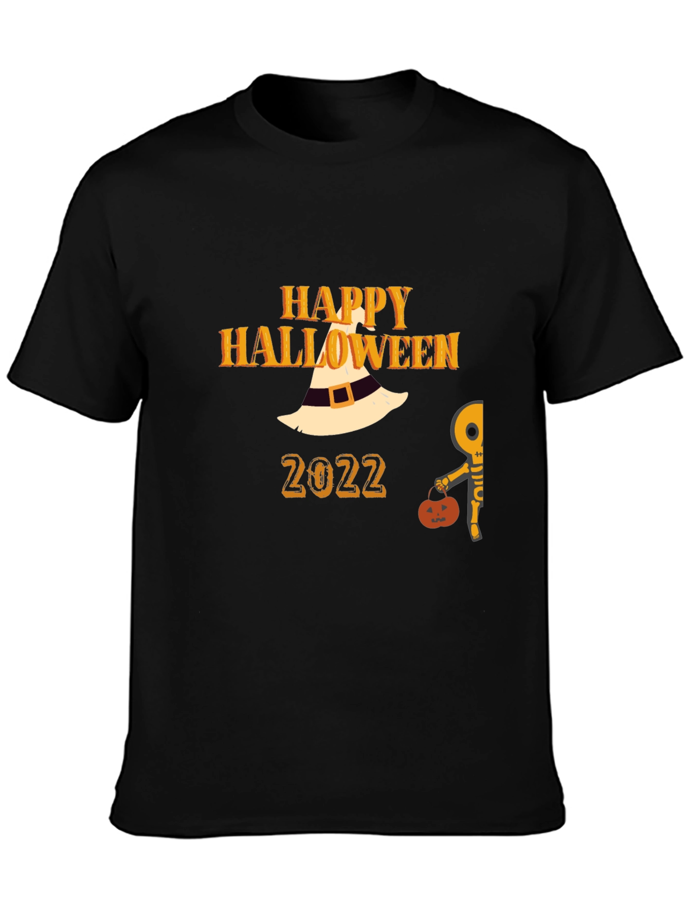 Happy Halloween 2022 Black T-Shirt