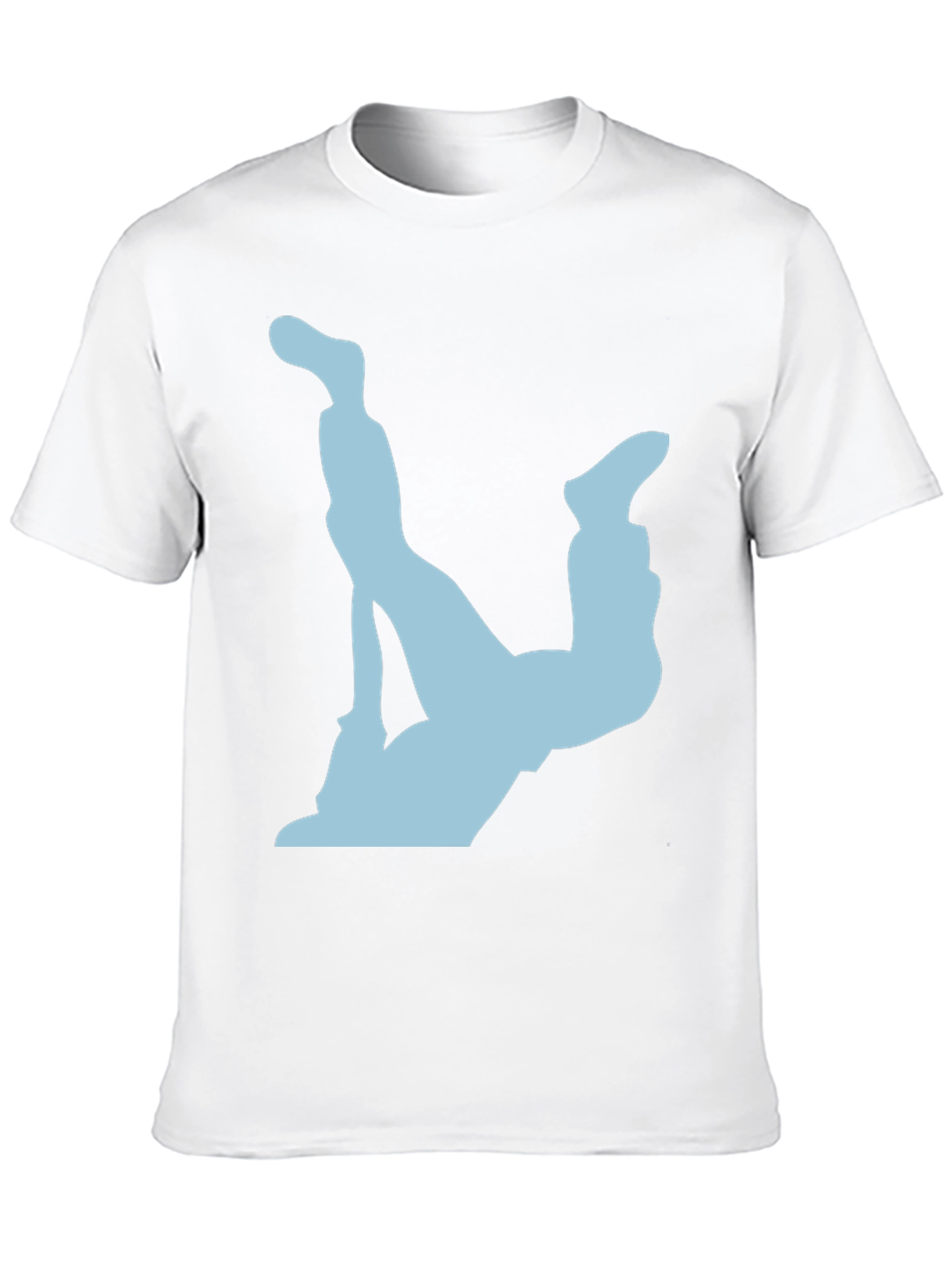 Upside Down Diver Graphic Tee - Black