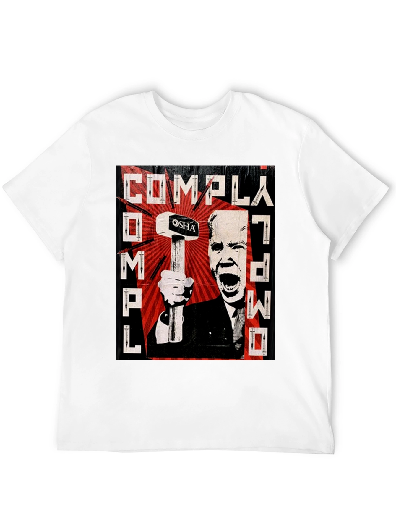Comply or Die Graphic Tee - Black
