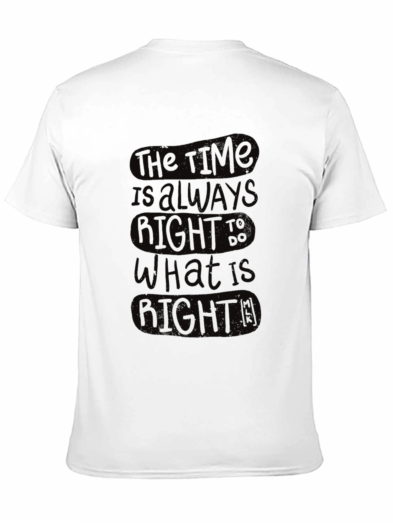 The Time is Always Right T-Shirt - Black