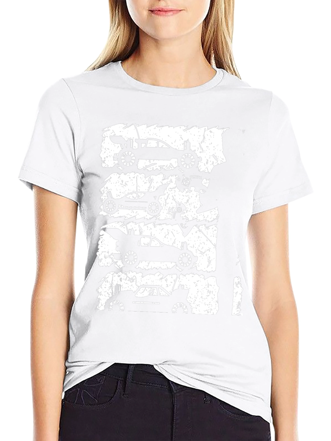 RC Car Silhouette Graphic Tee - Black