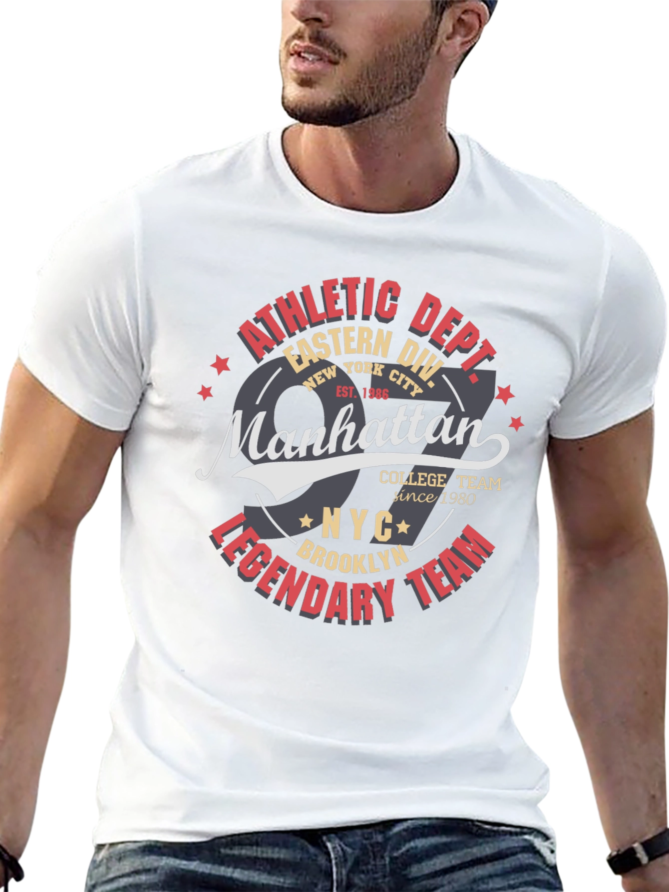 Manhattan NYC Graphic T-Shirt