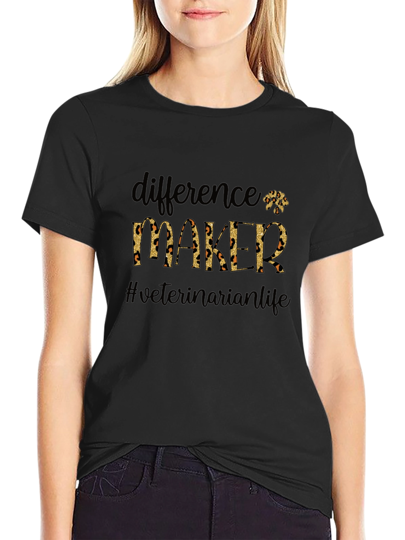 Difference Maker Veterinarian Life Tee