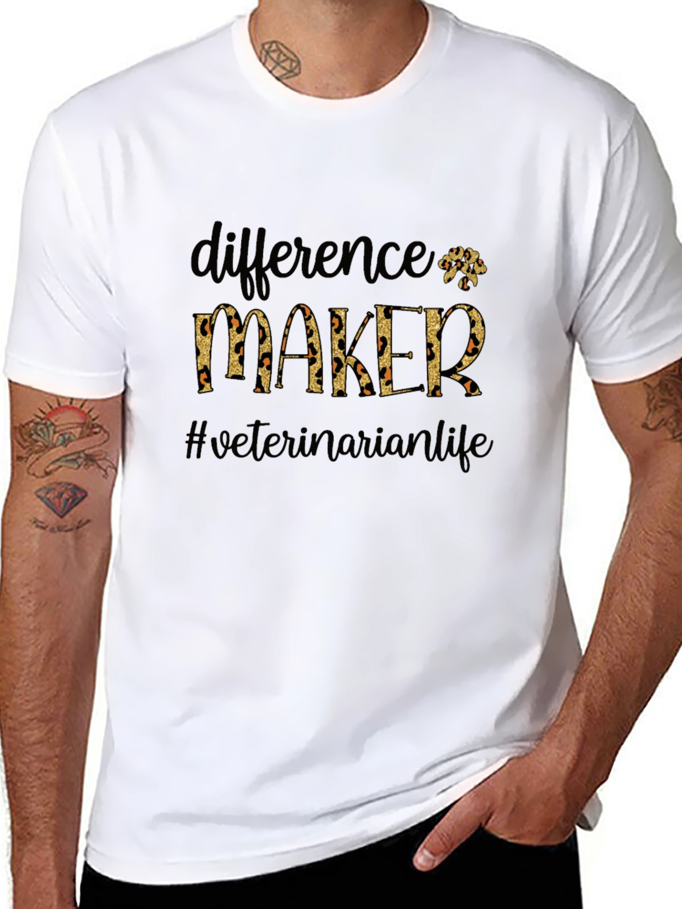 Difference Maker Veterinarian Life Tee