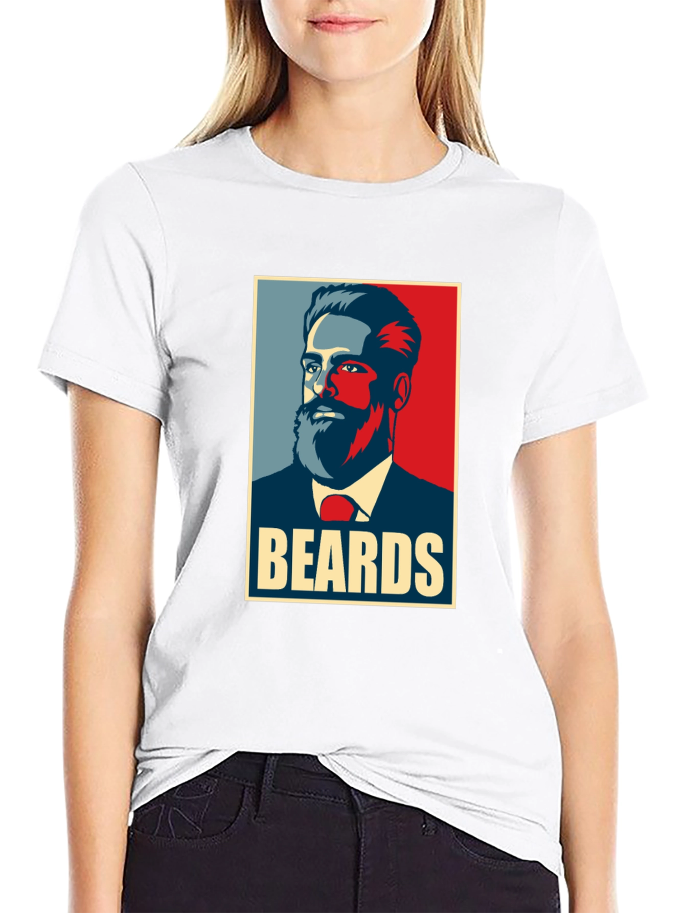 Beards Graphic T-Shirt - Mens Black Tee