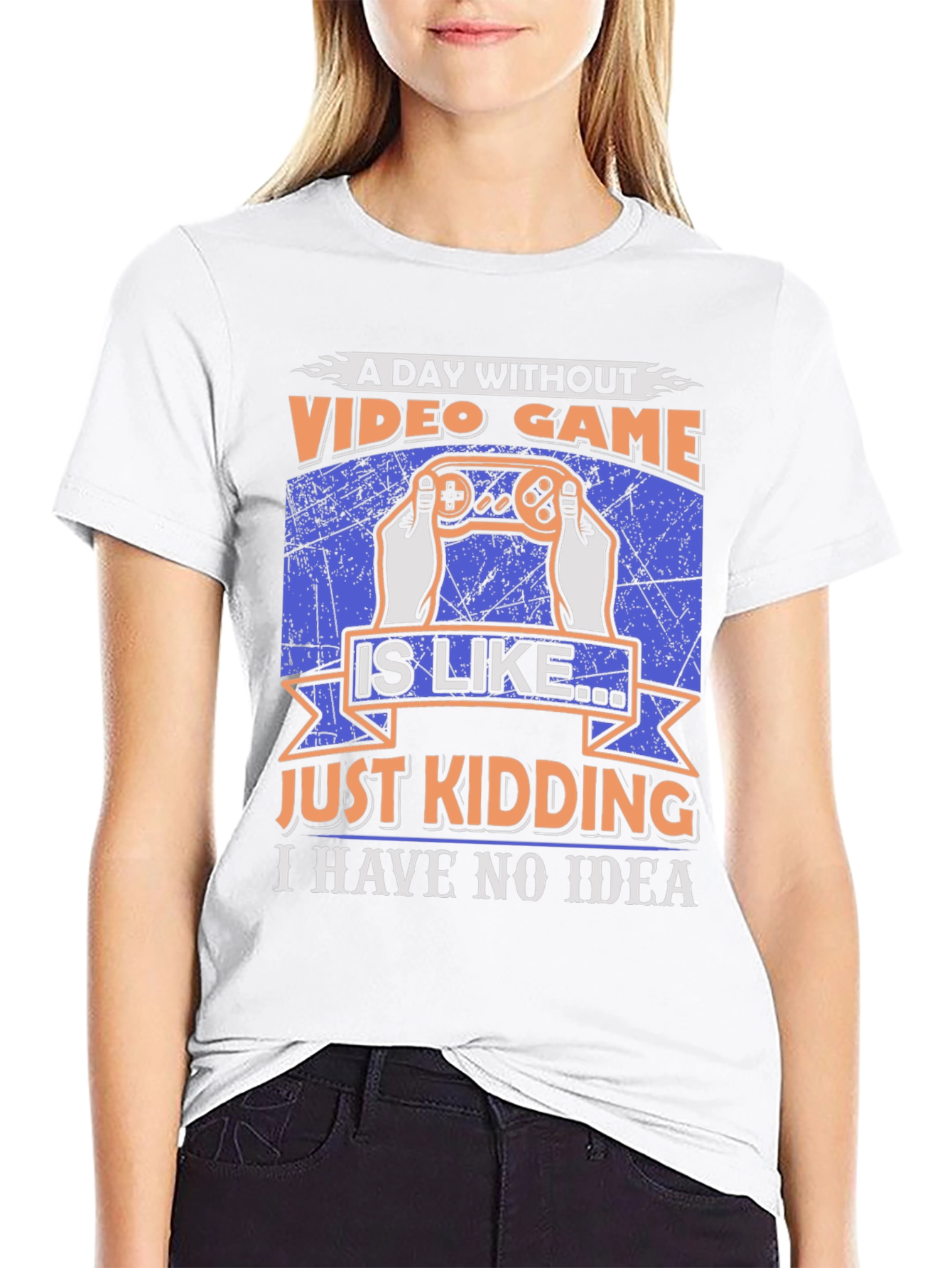 Funny Video Game T-Shirt: A Day Without