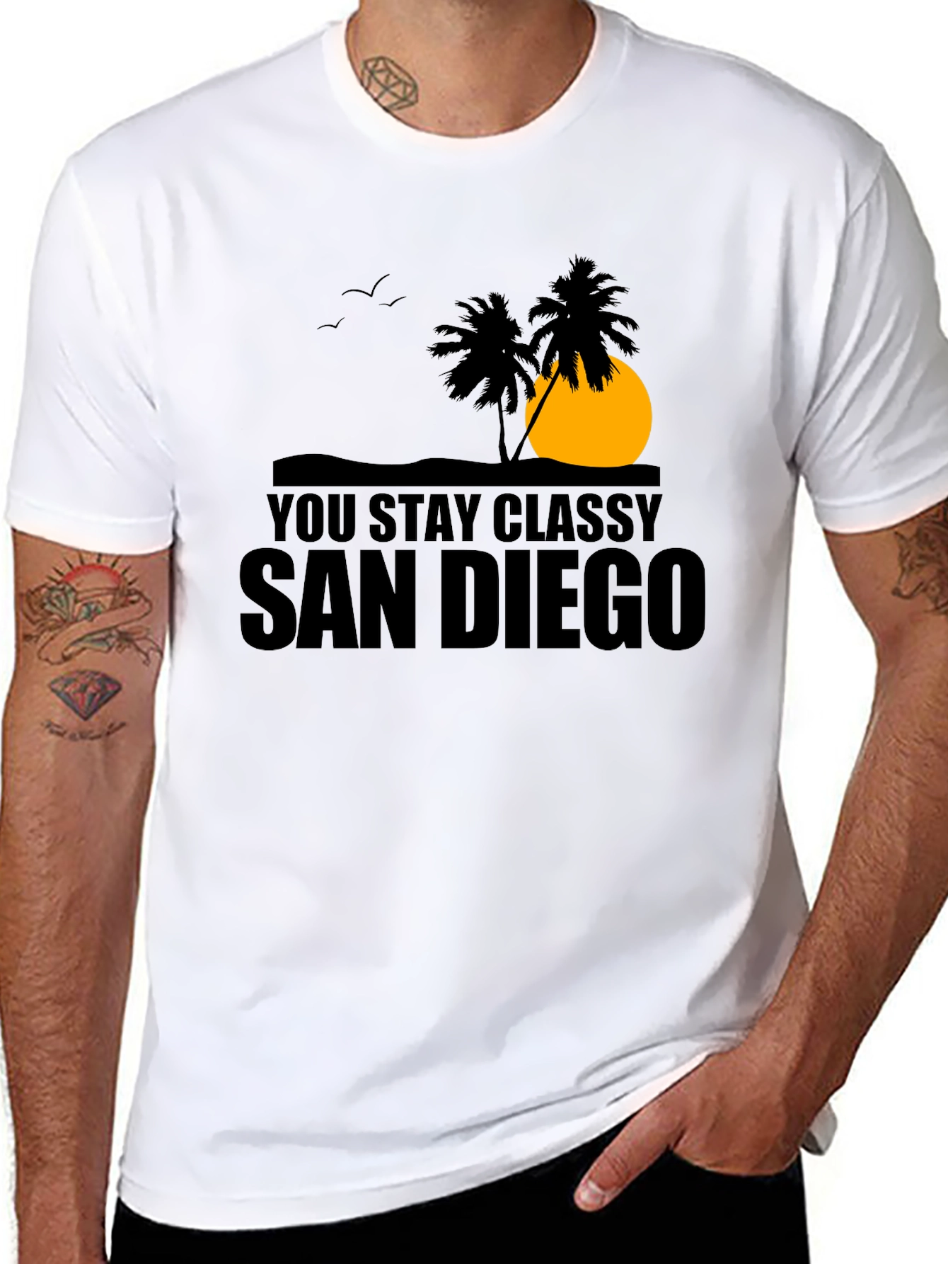 You Stay Classy San Diego Black T-Shirt