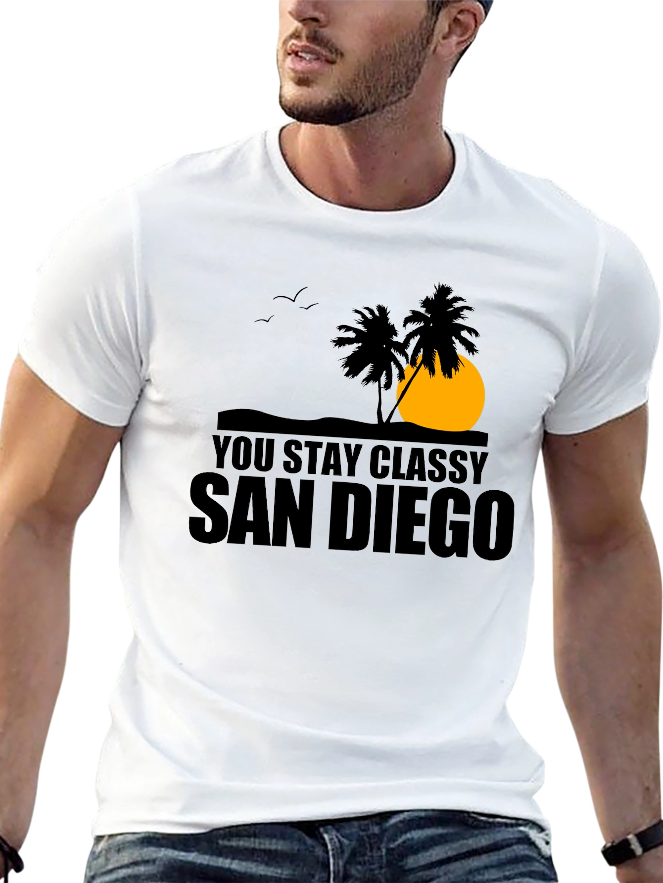 You Stay Classy San Diego Black T-Shirt
