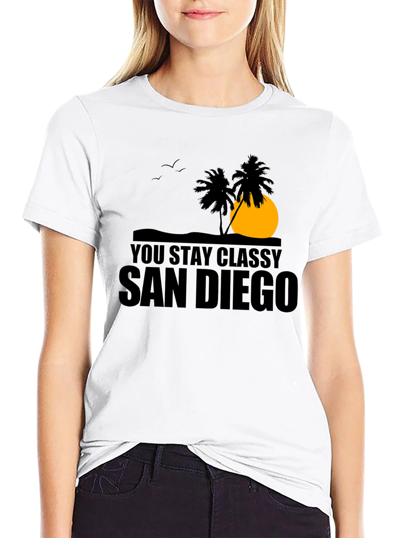 You Stay Classy San Diego Black T-Shirt