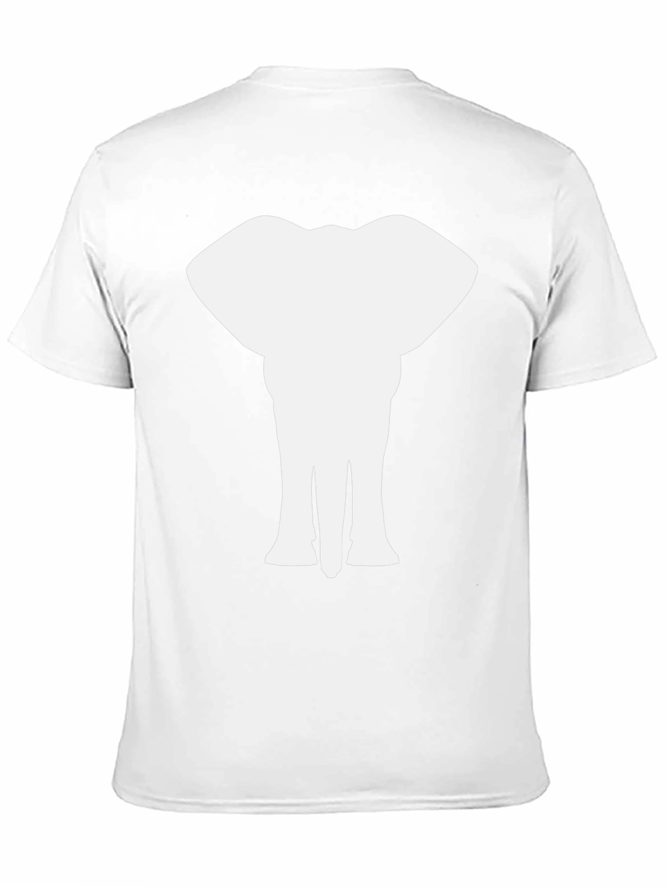 Elephant Graphic Tee - Classic Black Cotton Shirt