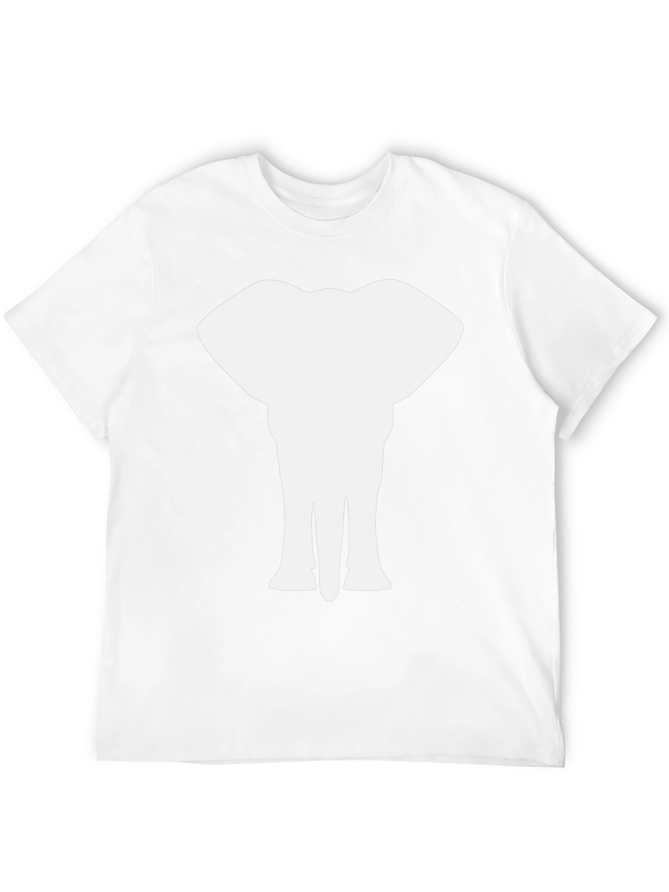 Elephant Graphic Tee - Classic Black Cotton Shirt