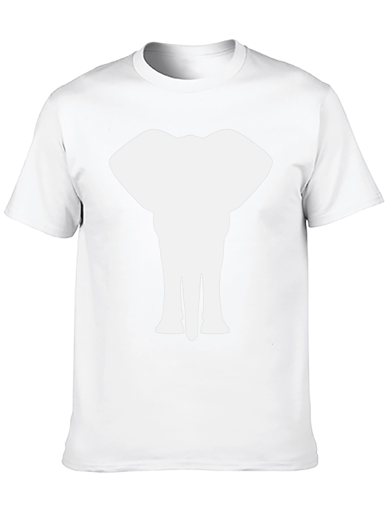 Elephant Graphic Tee - Classic Black Cotton Shirt