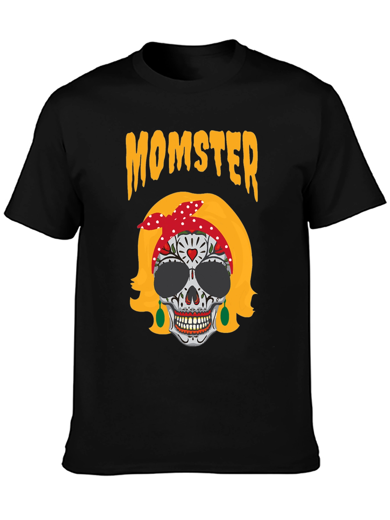Momster Sugar Skull T-Shirt - Halloween
