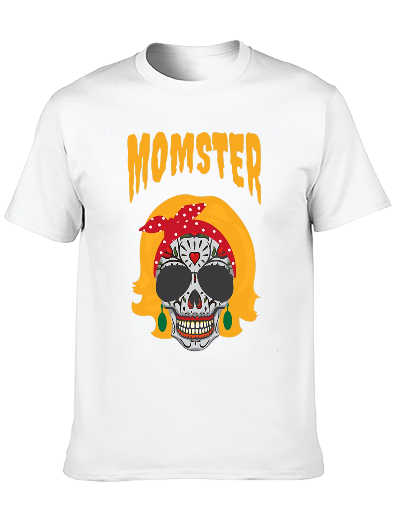 Momster Sugar Skull T-Shirt - Halloween