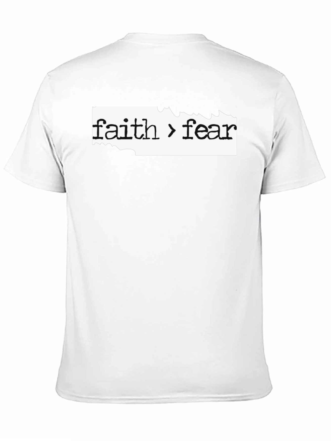 Faith Over Fear Graphic Tee - Black T-Shirt