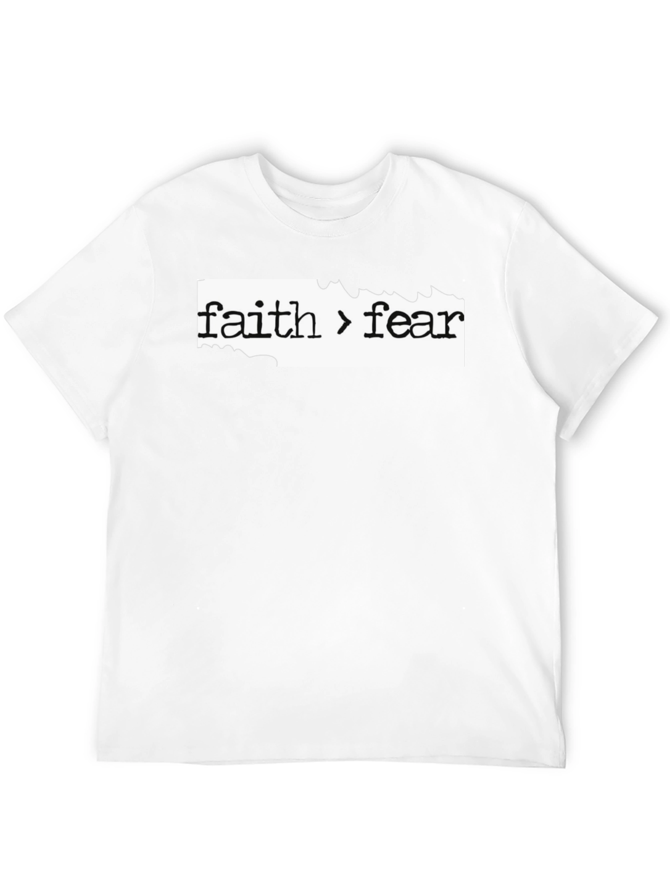 Faith Over Fear Graphic Tee - Black T-Shirt