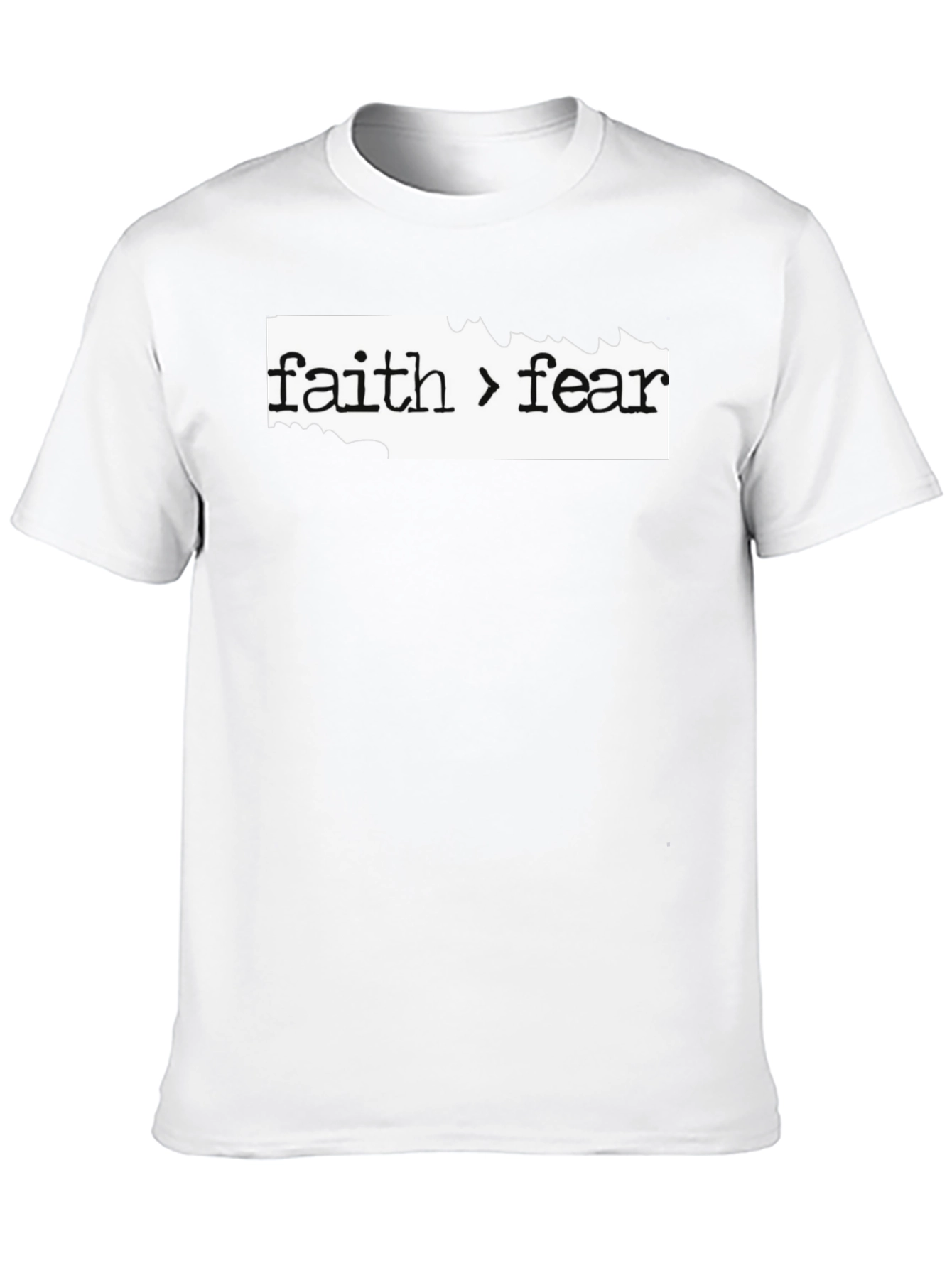 Faith Over Fear Graphic Tee - Black T-Shirt